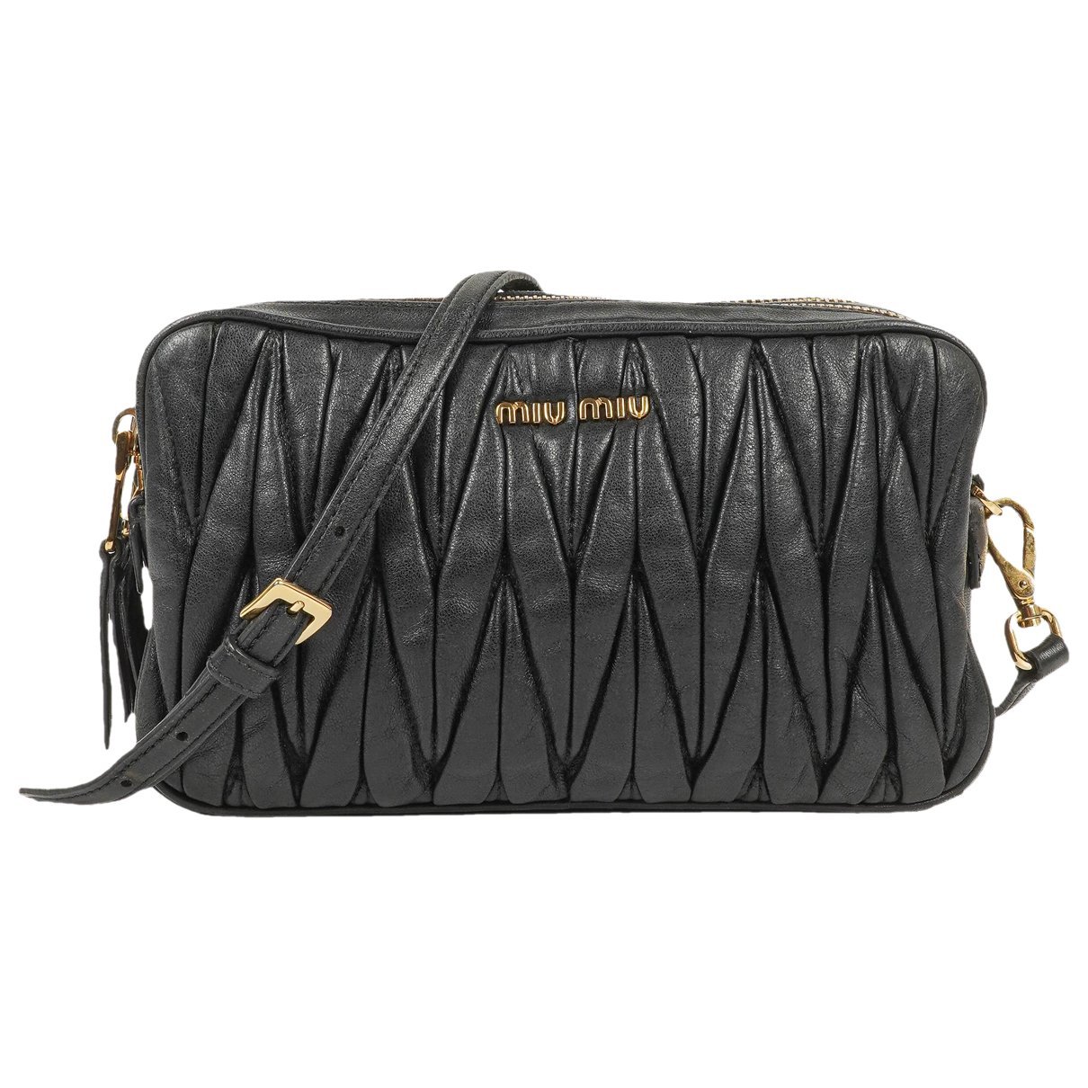 Matelassé leather handbag