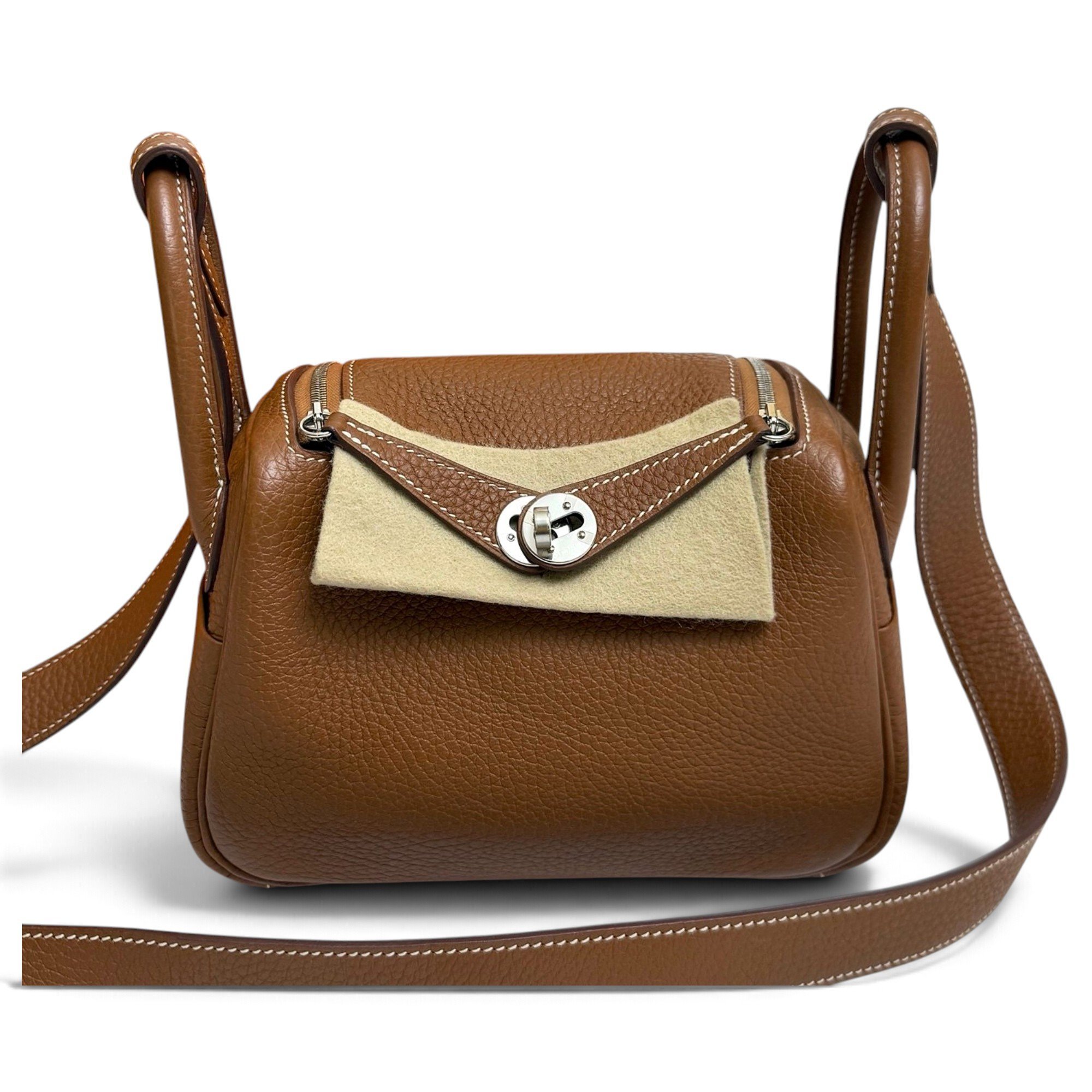 Lindy leather handbag