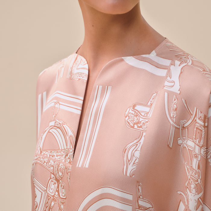 Rose Pierre De Lune "En Desordre Finesse" Belted Caftan