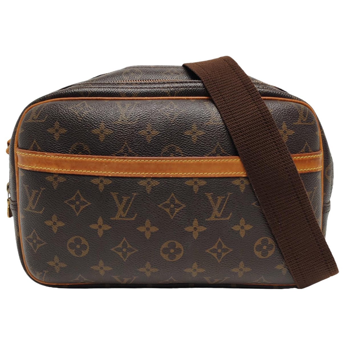 Reporter leather crossbody bag