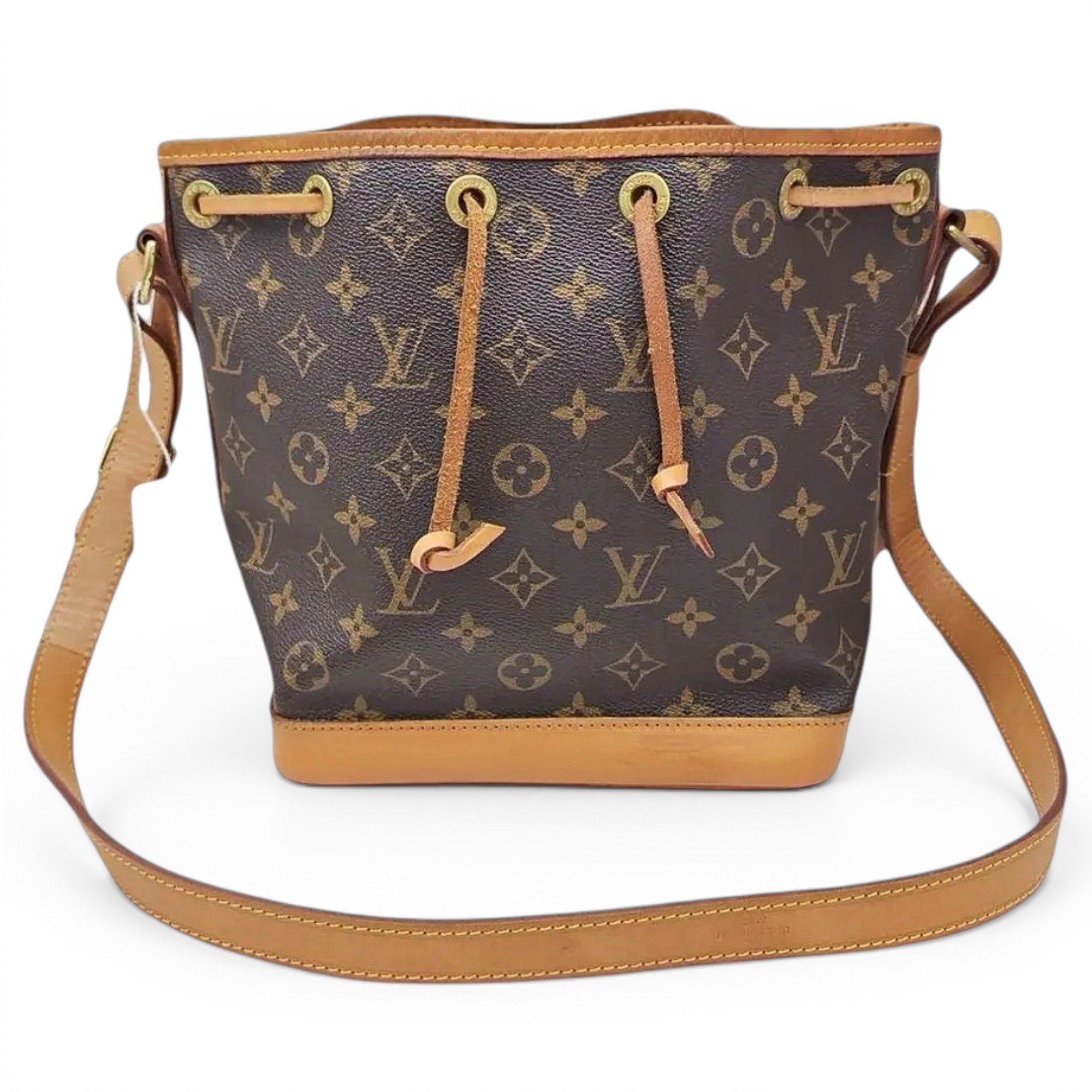 Nano Noé leather handbag
