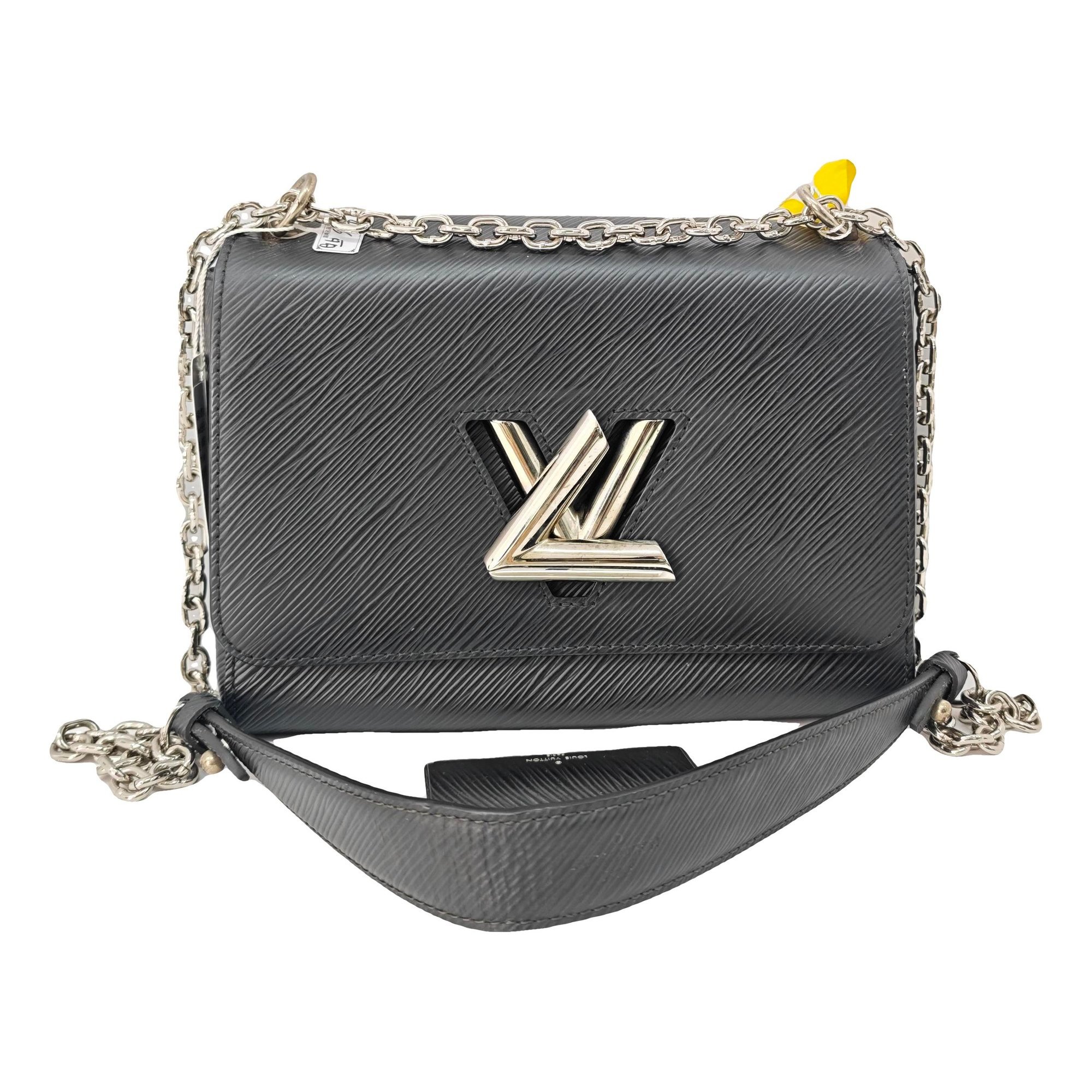 Twist leather handbag