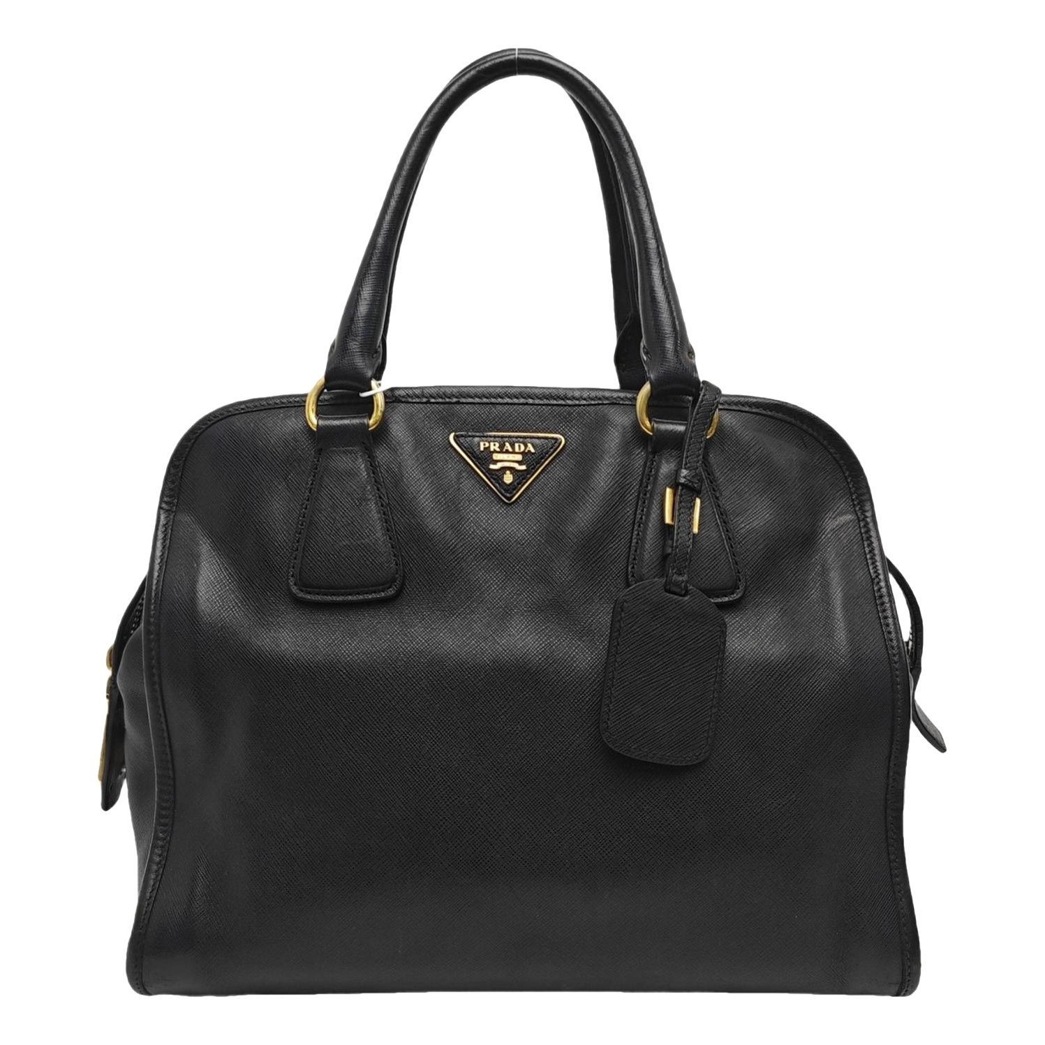 Promenade leather handbag