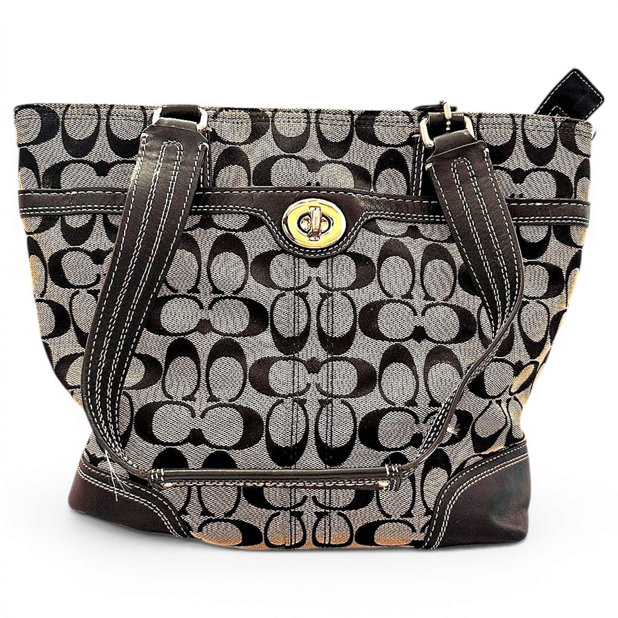 Leather tote