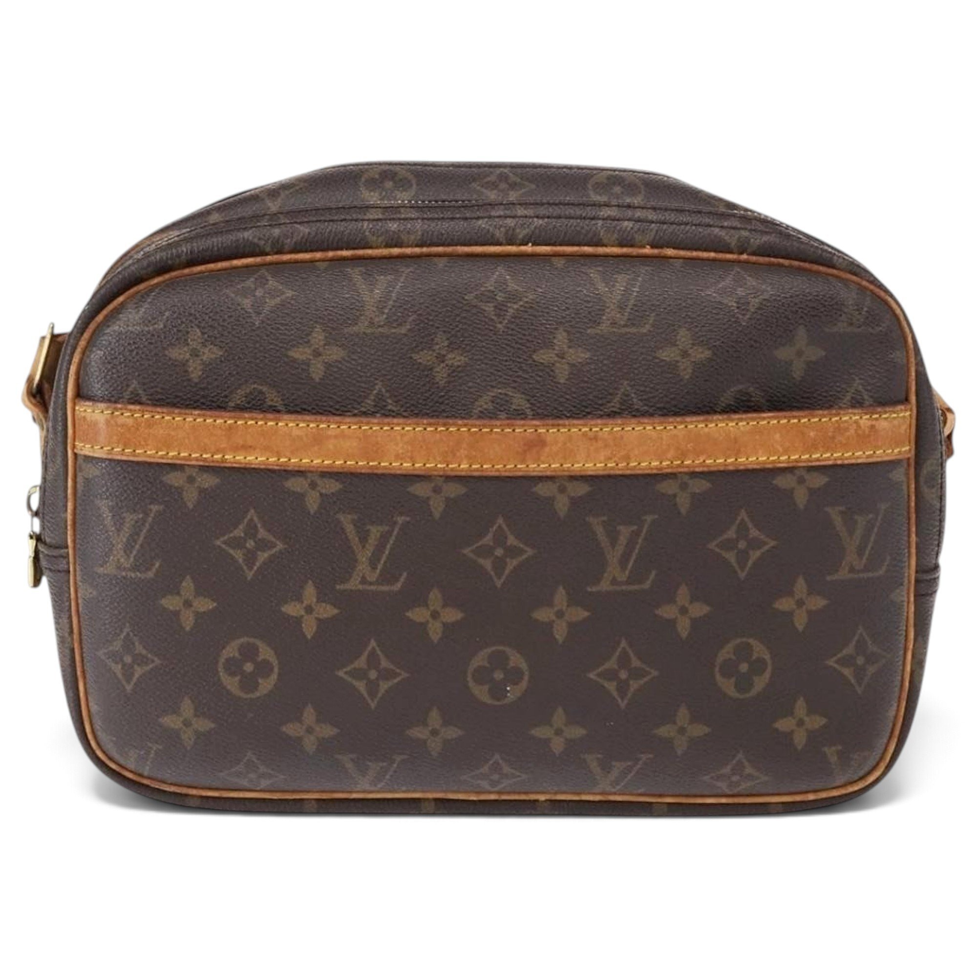 Reporter leather handbag