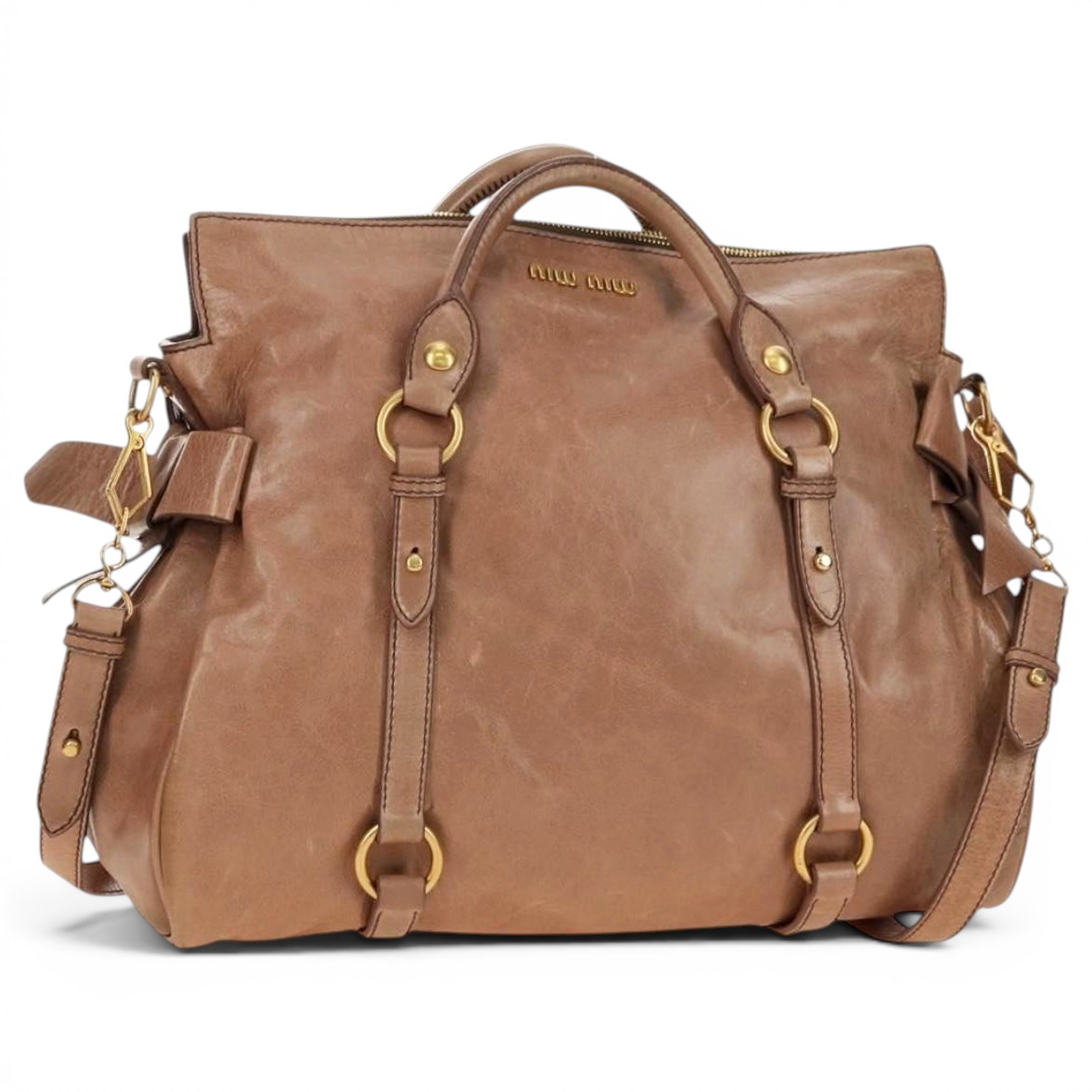 Leather handbag