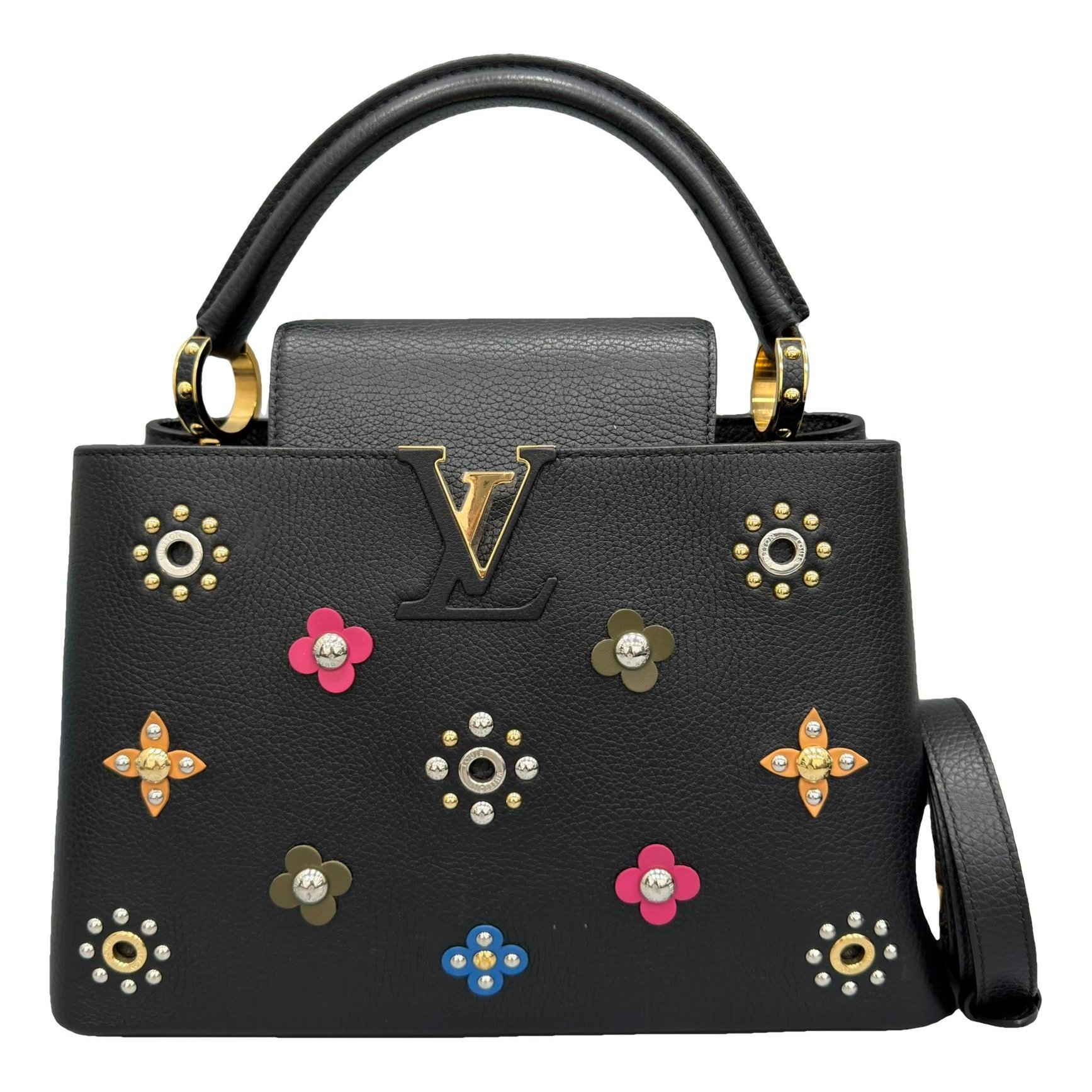 Capucines leather handbag