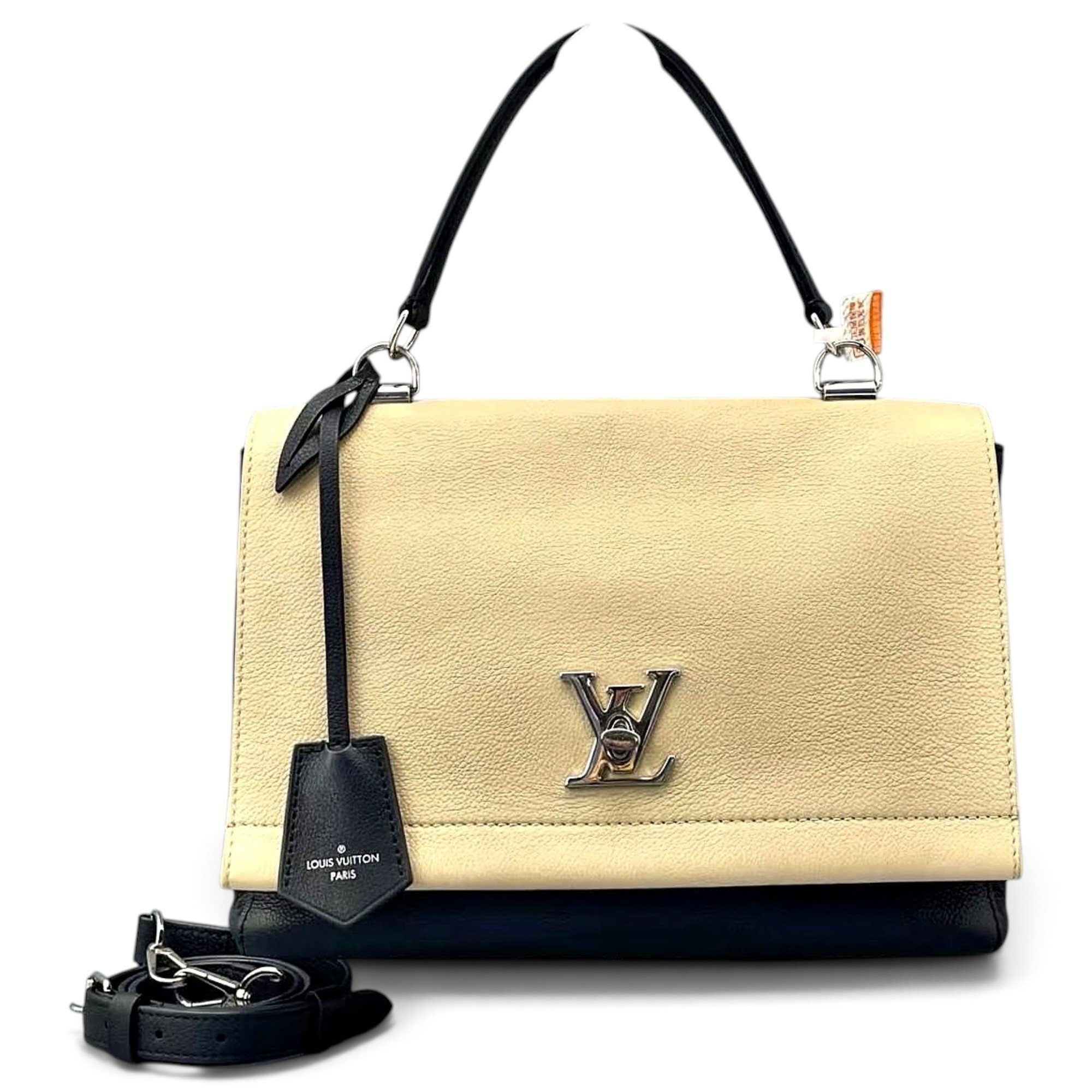 Lockme leather crossbody bag