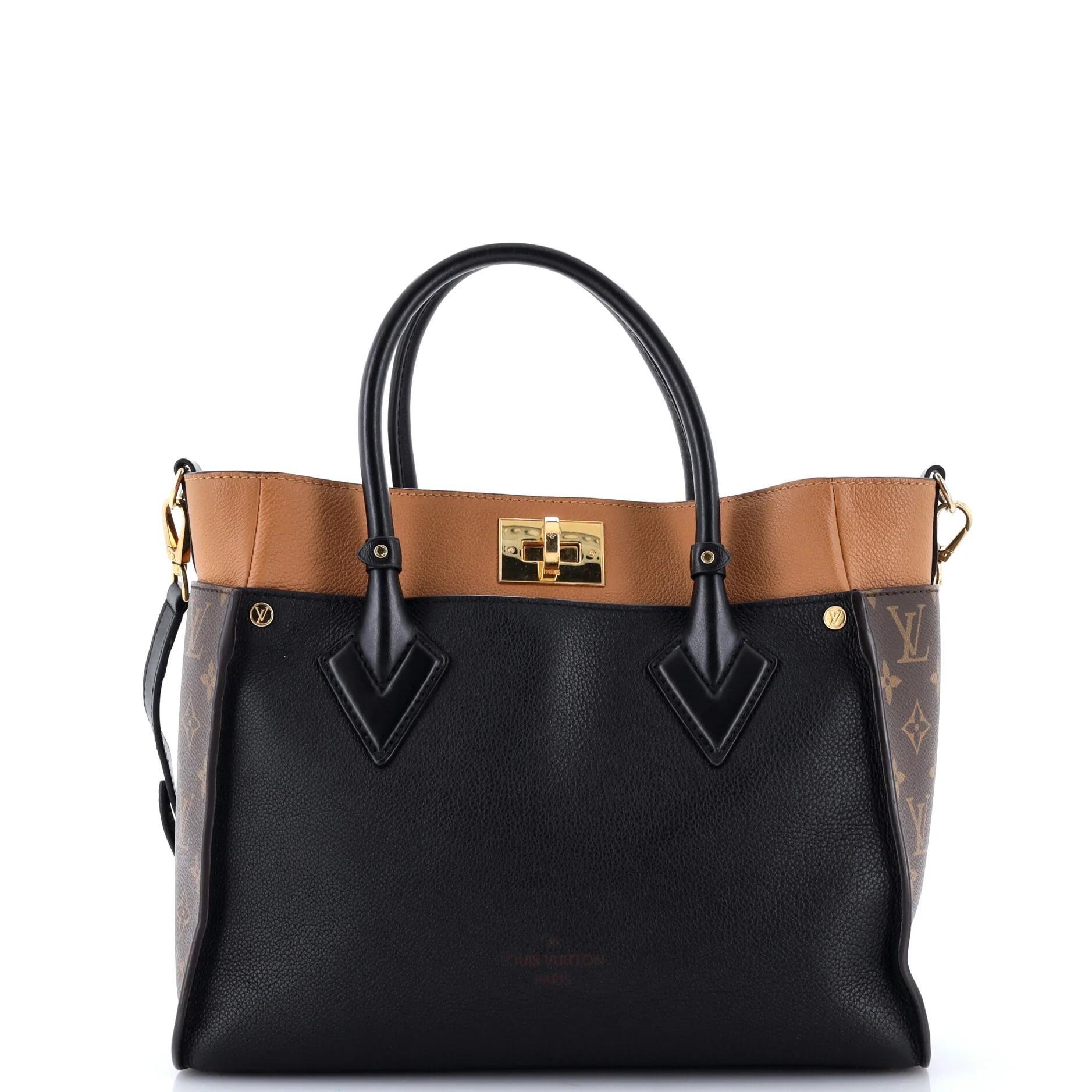 Leather tote