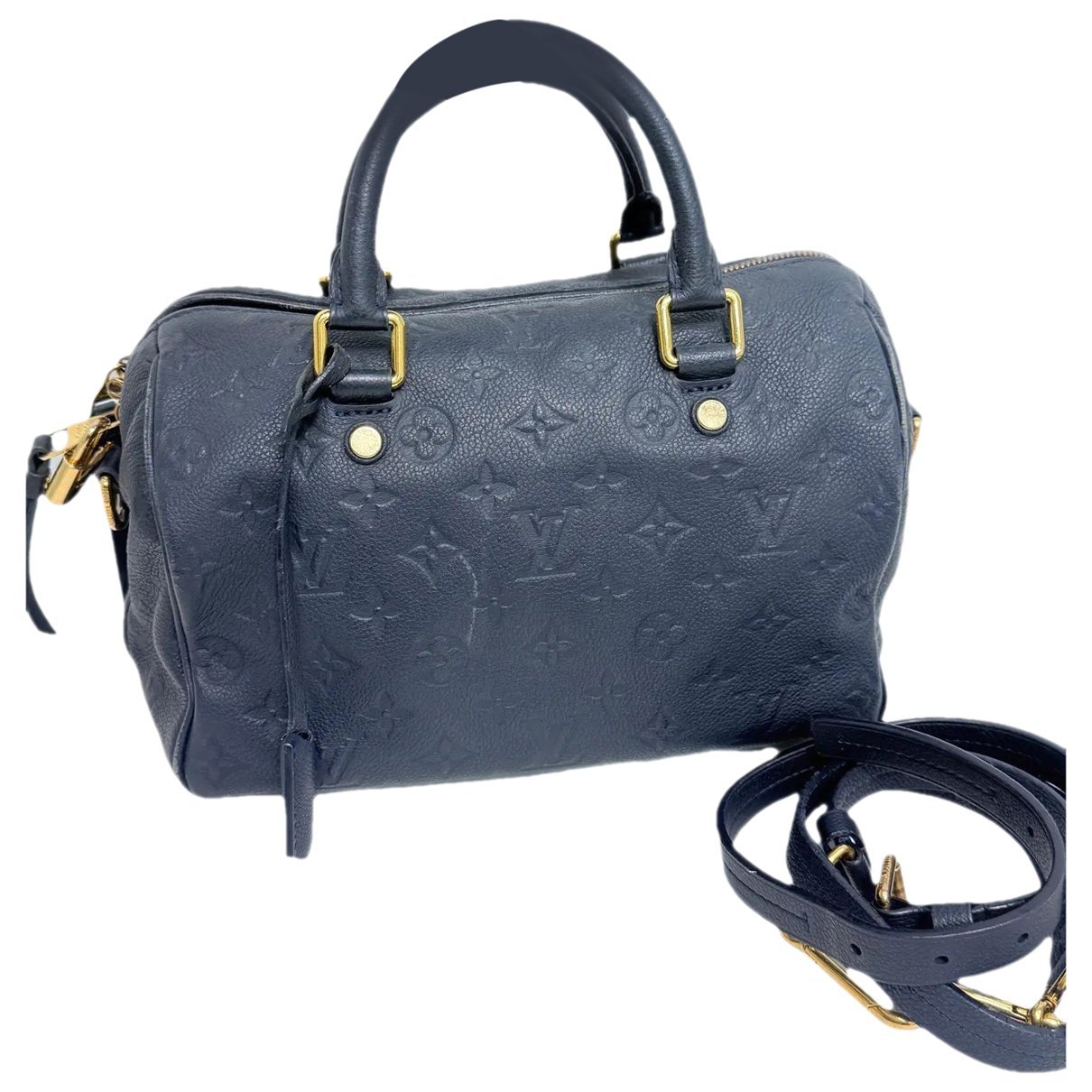 Speedy leather crossbody bag