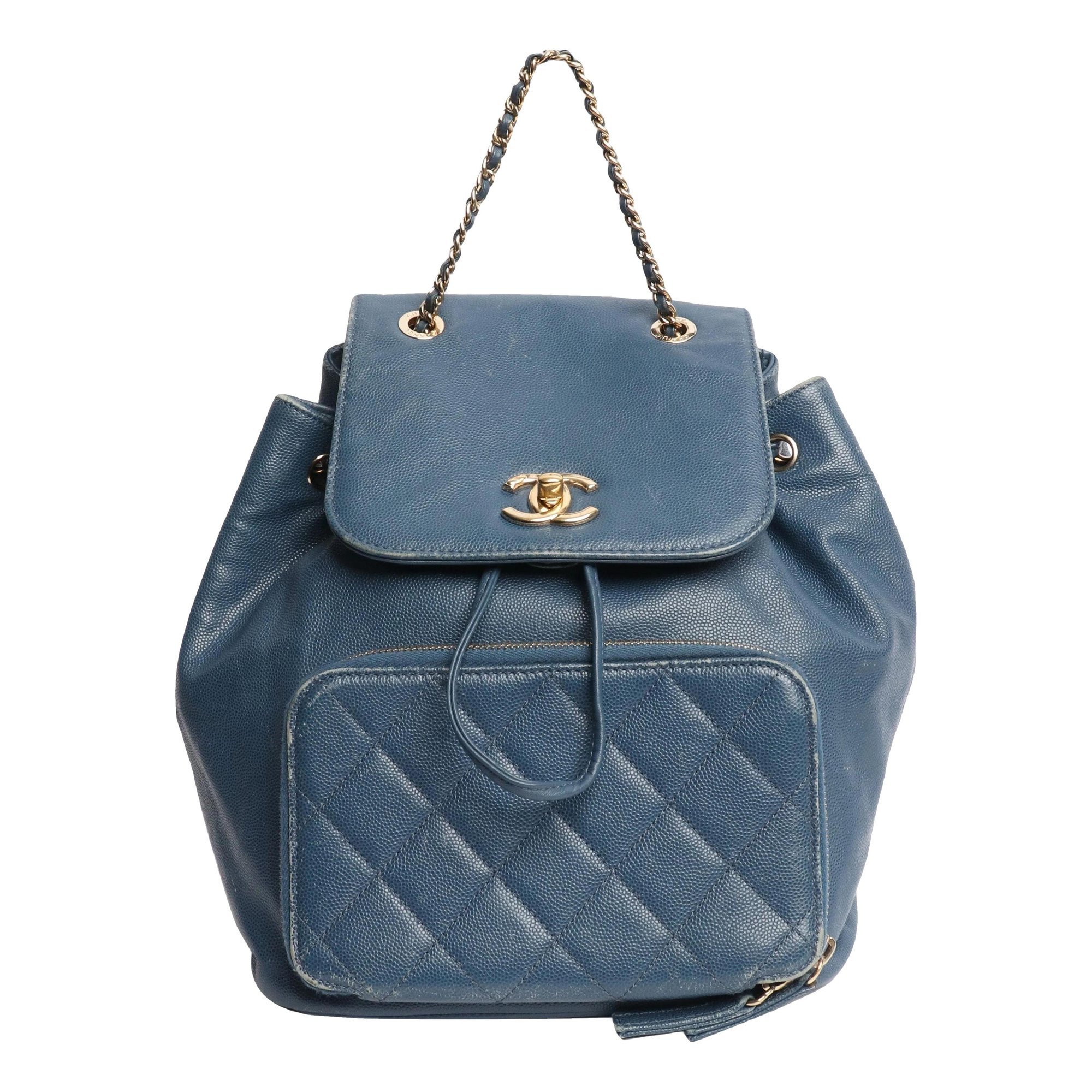 Leather backpack