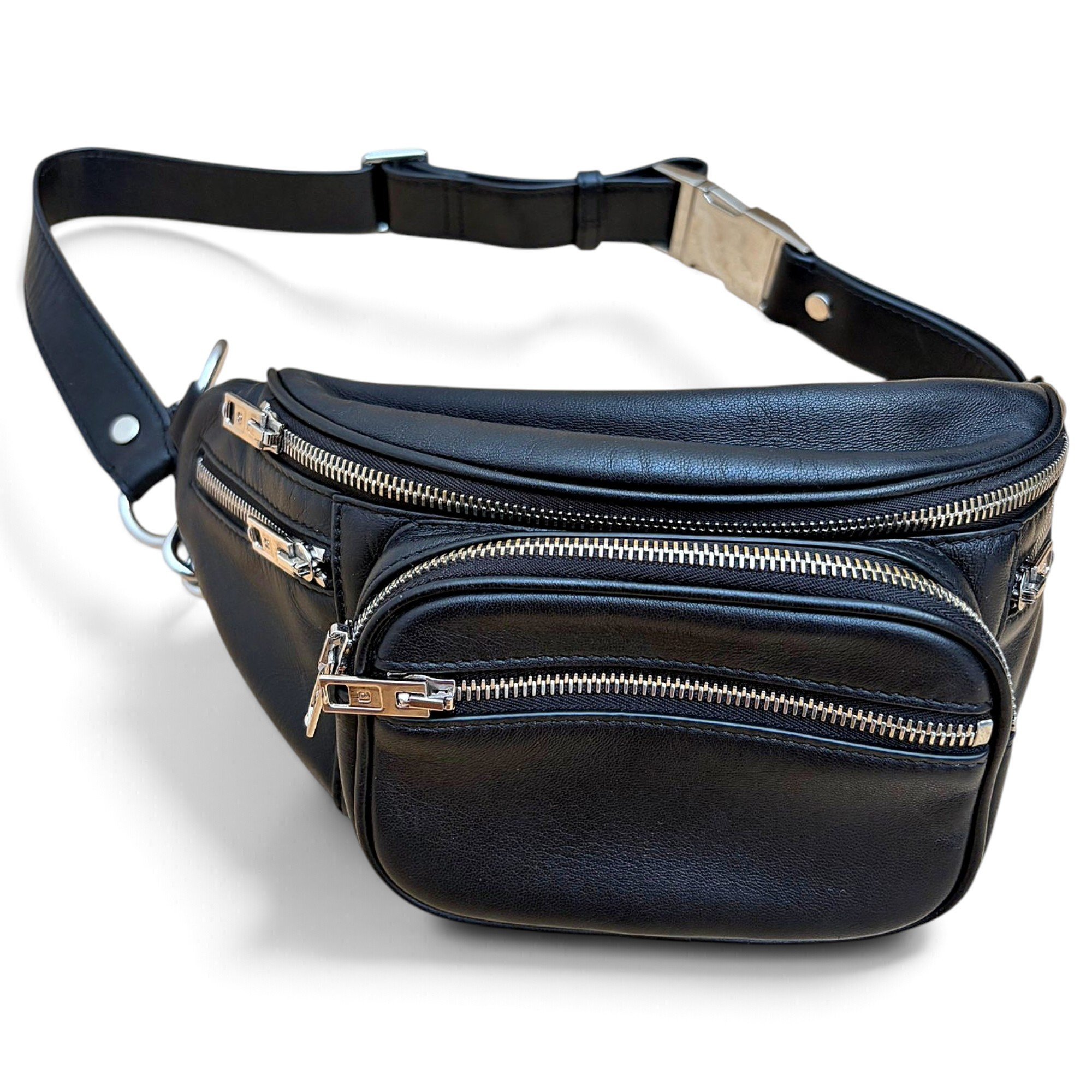 Attica leather crossbody bag