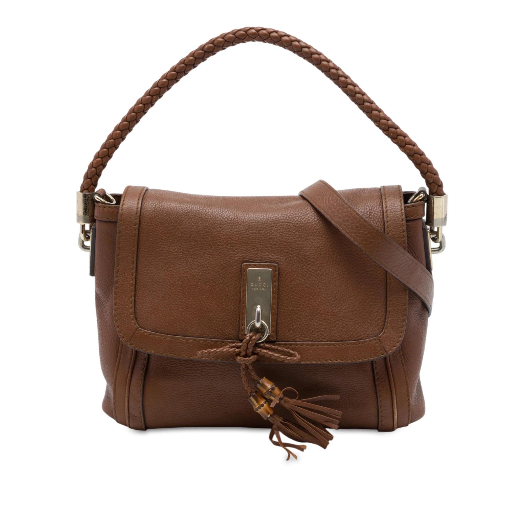 Bella leather satchel