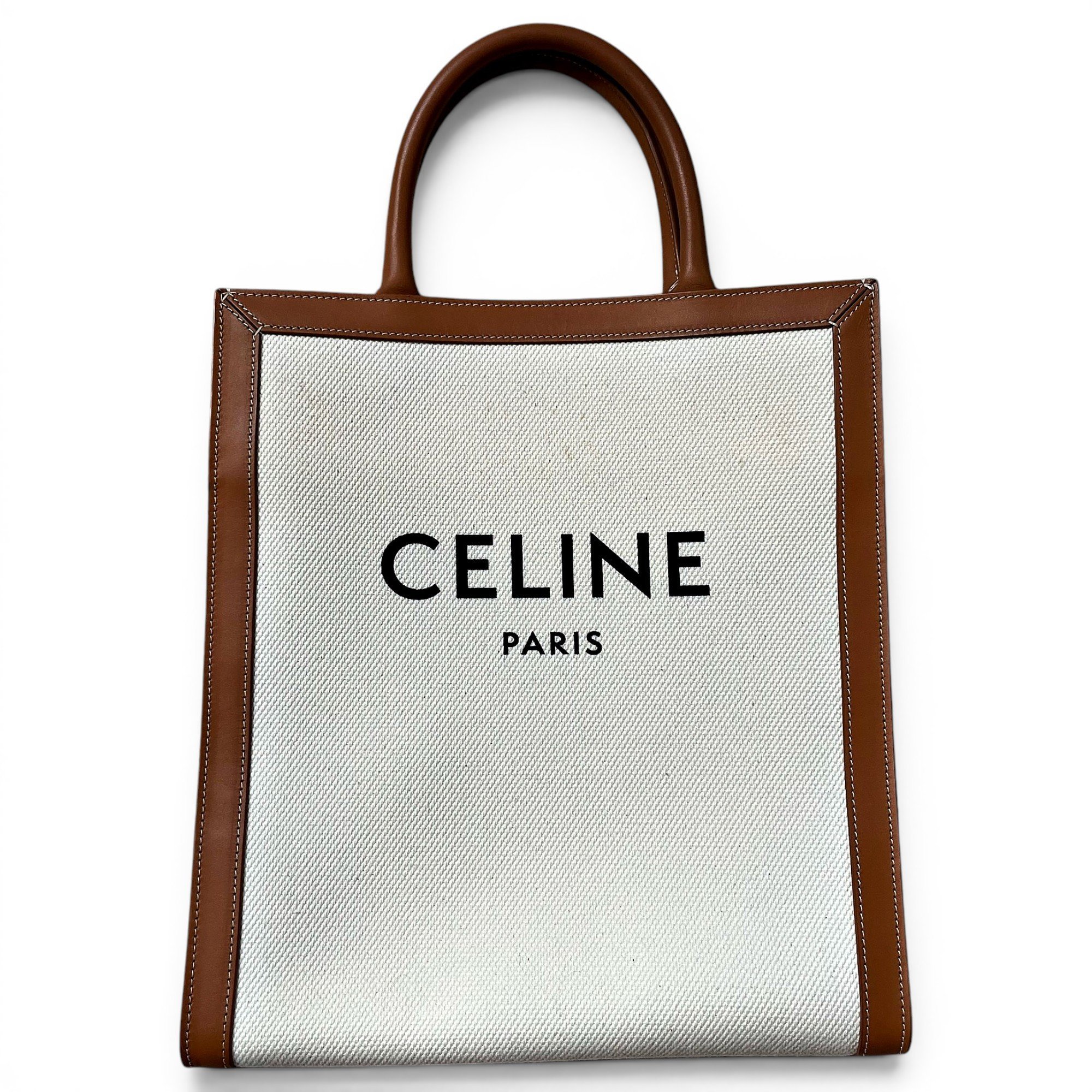 Cabas leather tote