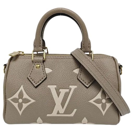 Nano Speedy / Mini HL leather handbag