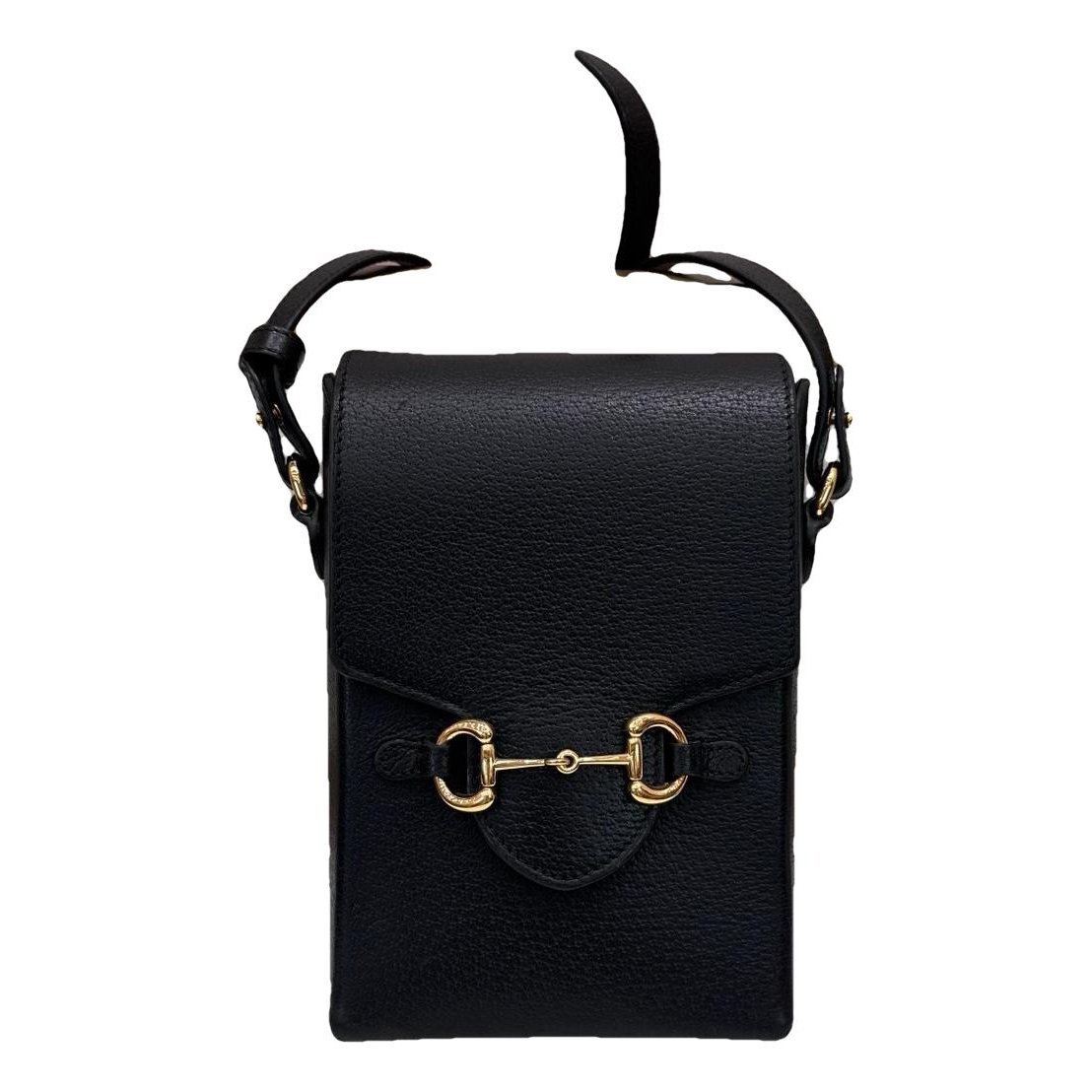 Horsebit 1955 Vertical leather crossbody bag