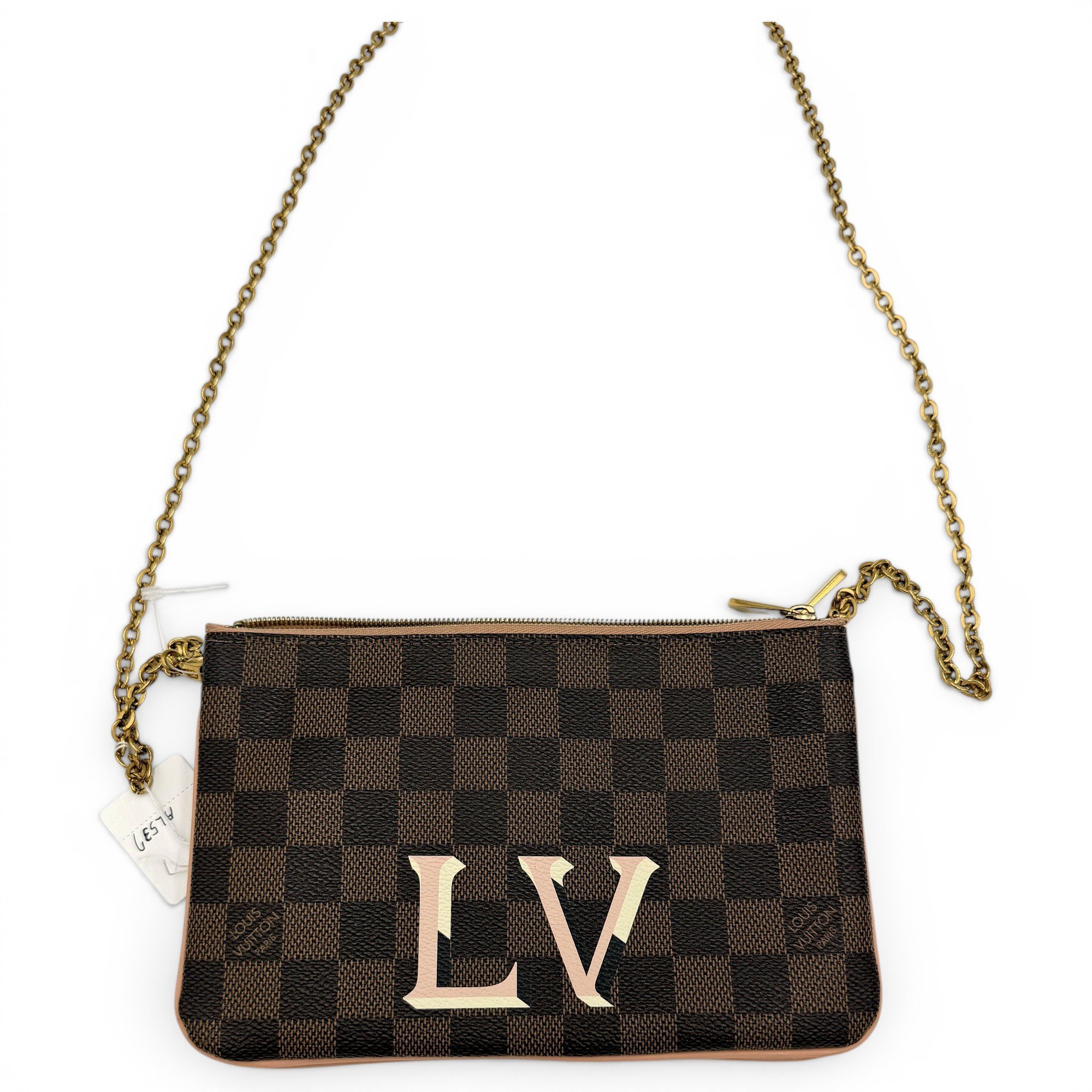 Double zip handbag
