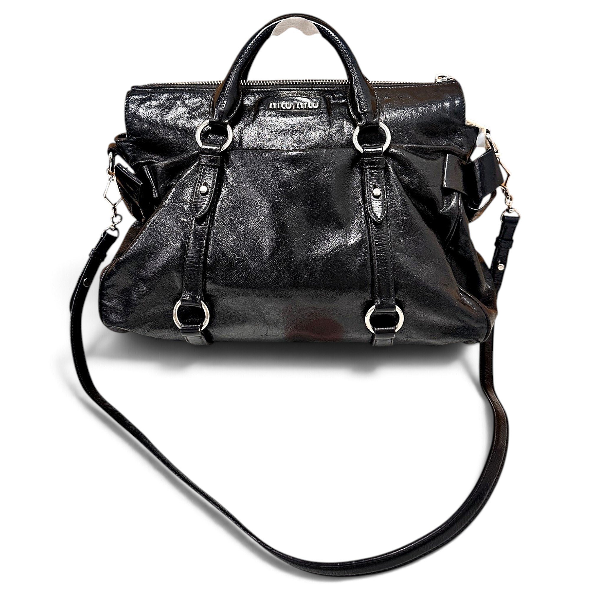 Miu Miu Bow bag leather handbag