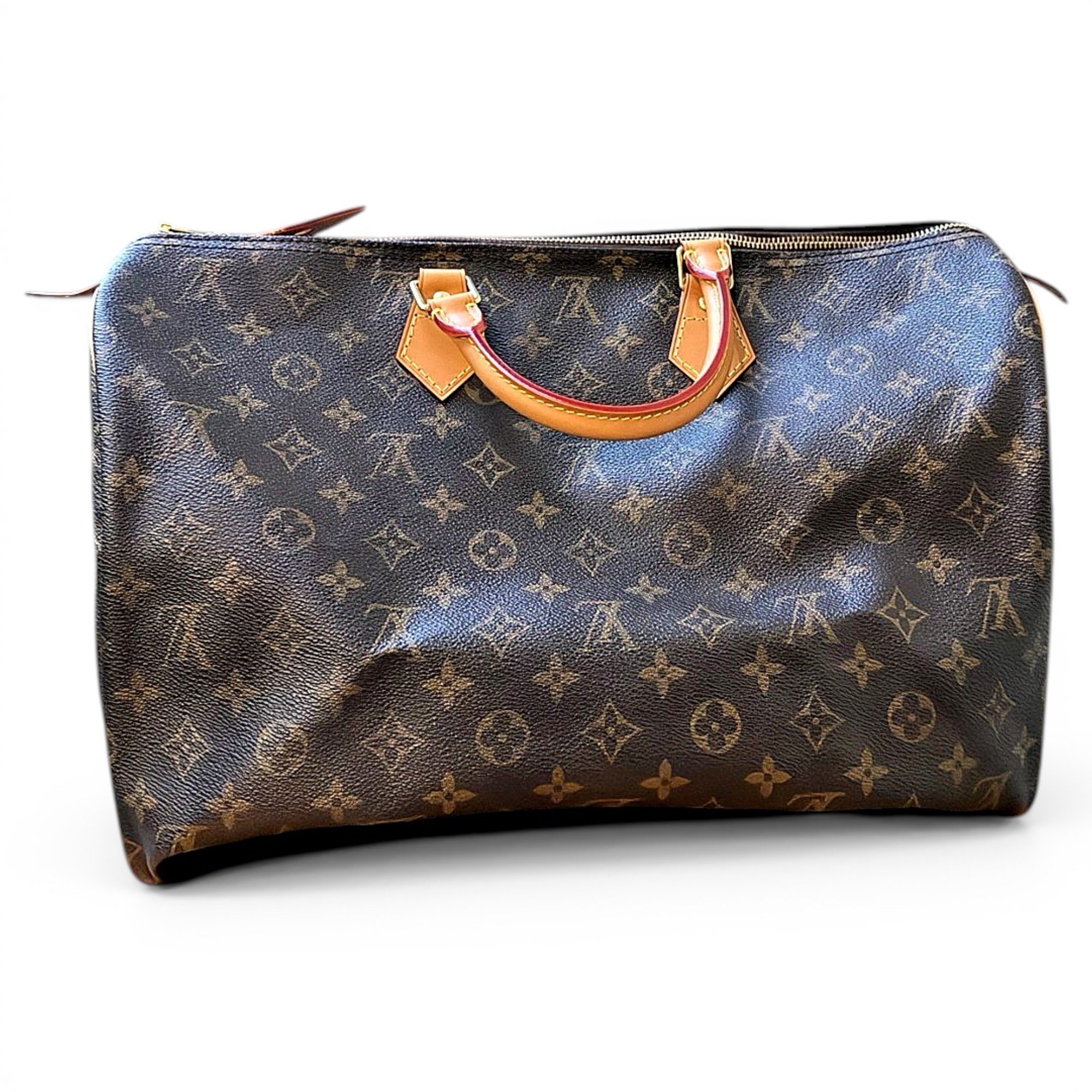 Speedy leather handbag