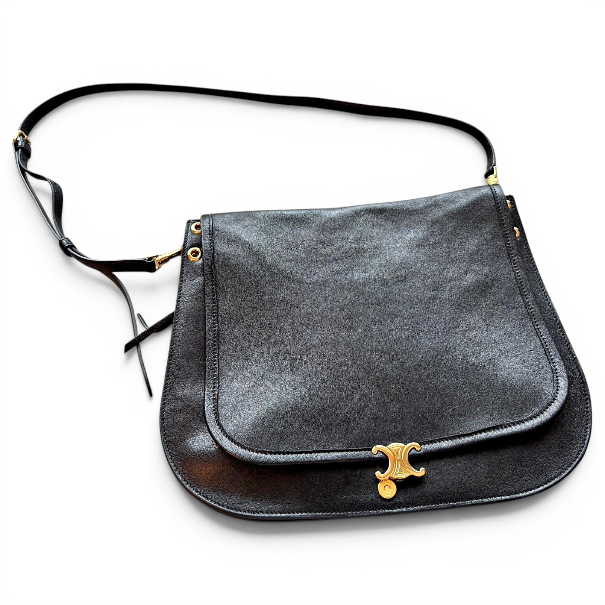 Leather crossbody bag