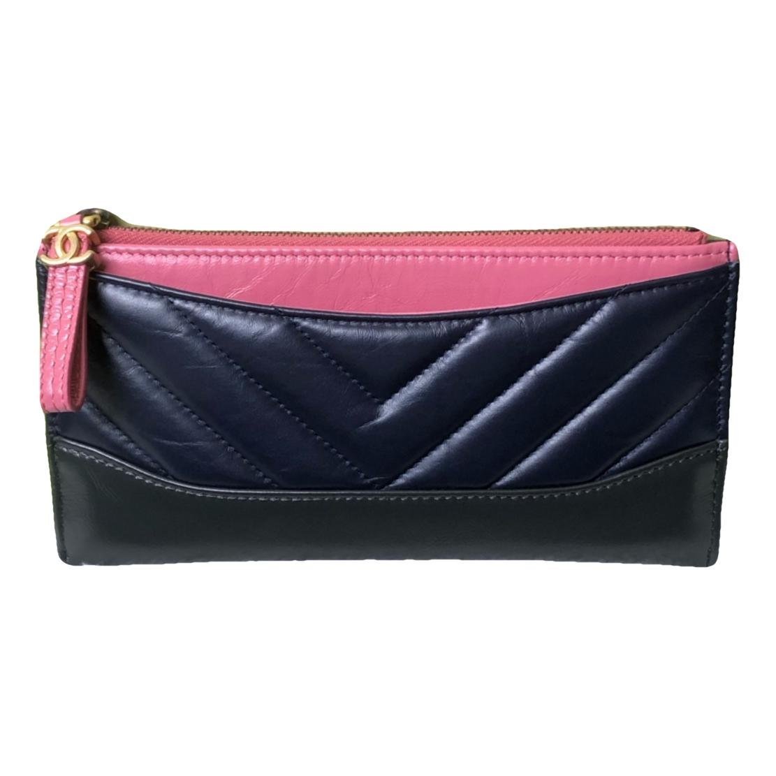 Leather clutch bag