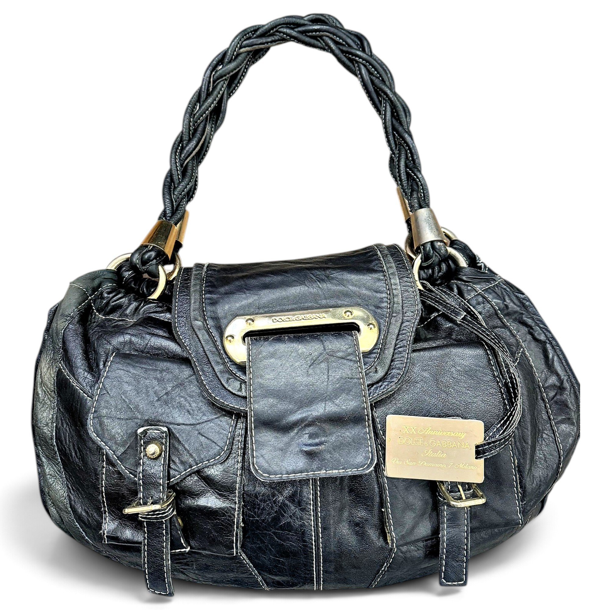 Leather handbag