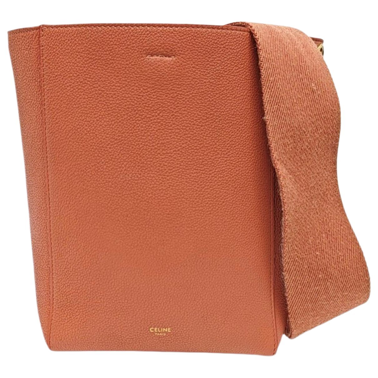 Seau Sangle leather handbag