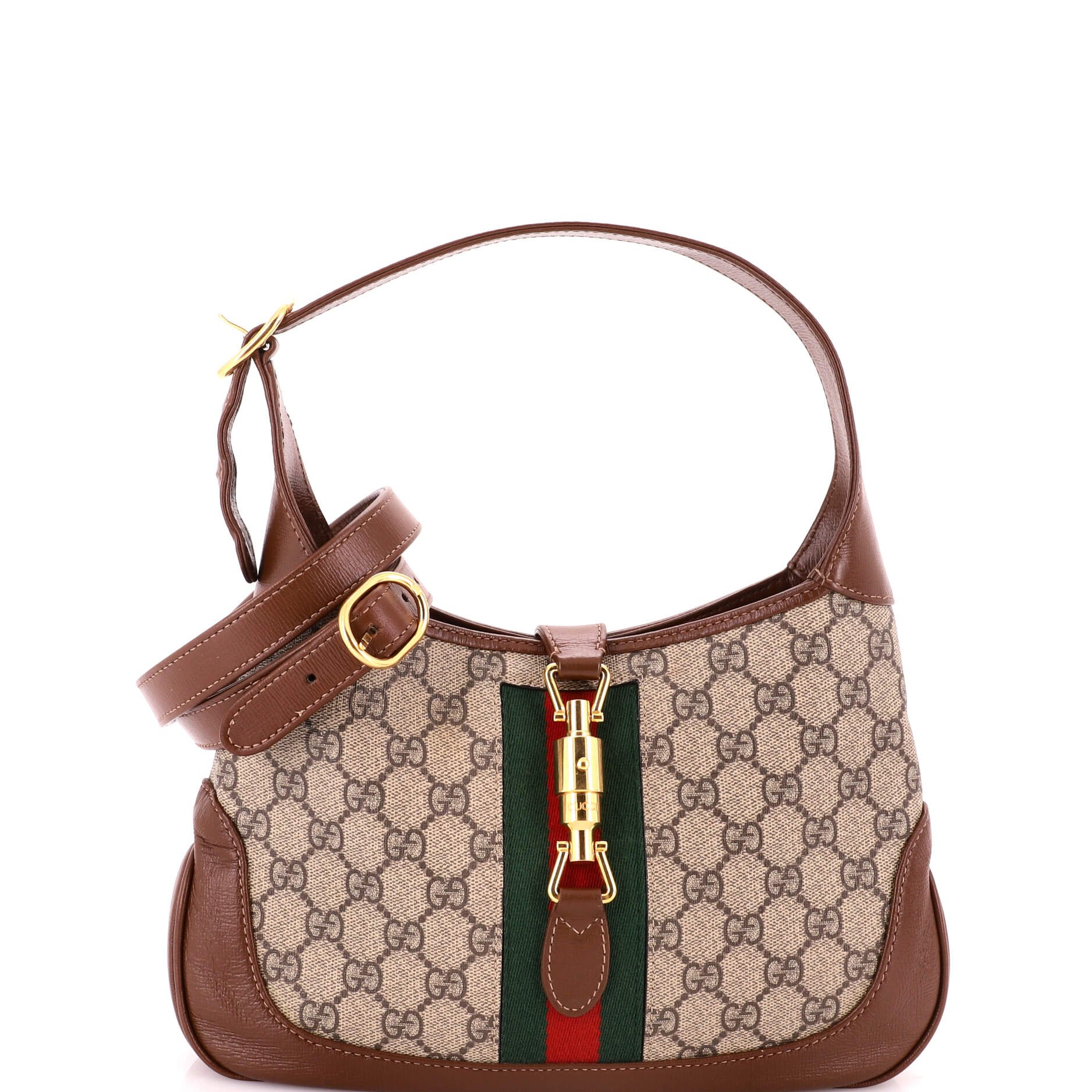 Jackie 1961 Hobo GG Coated Canvas Small