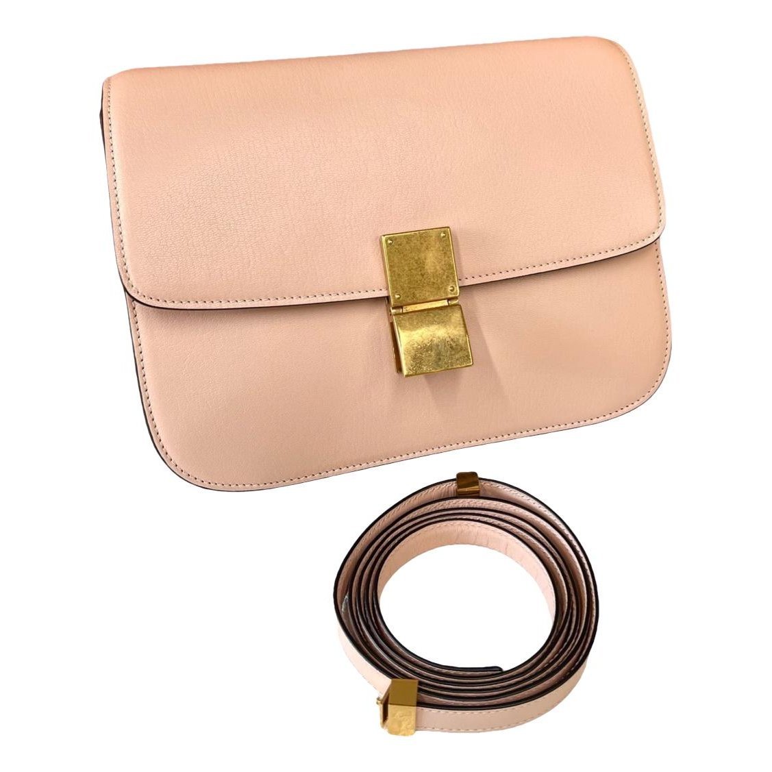 Classic leather crossbody bag