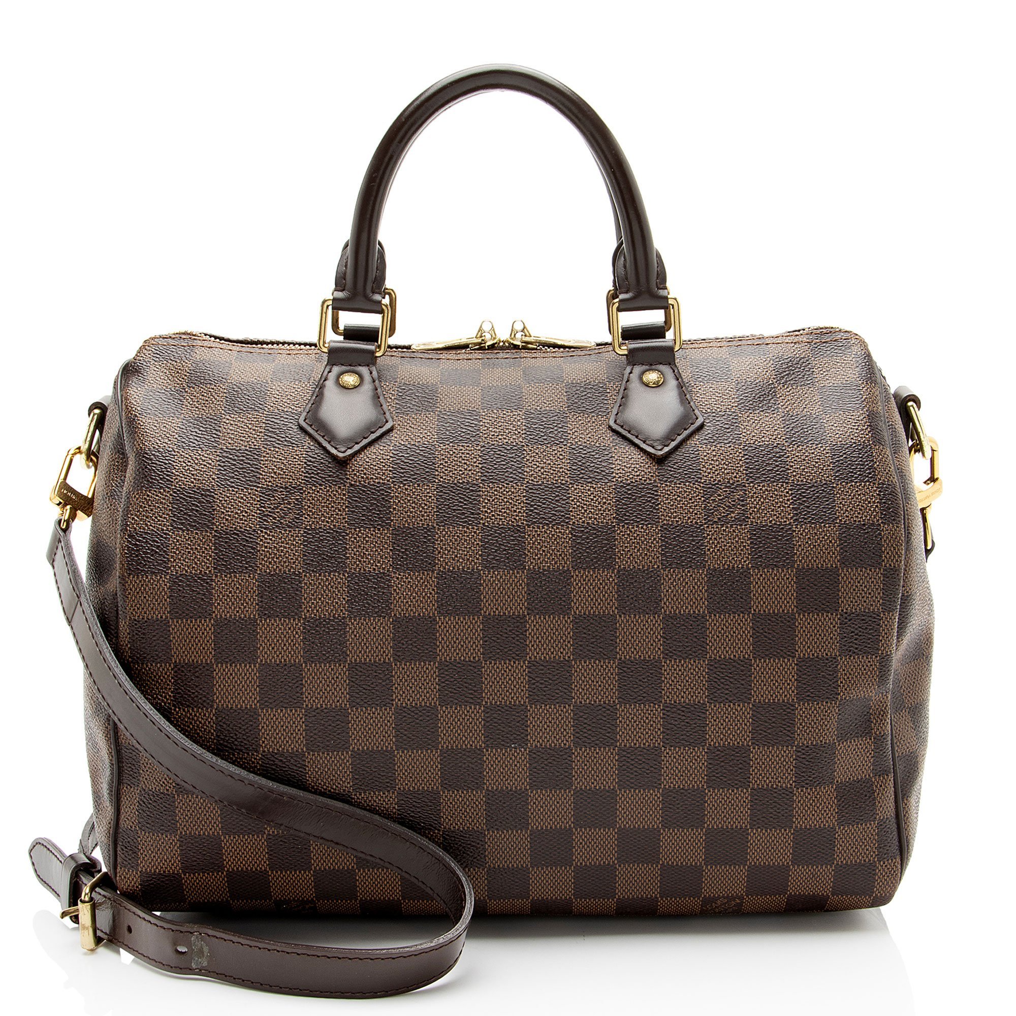 Louis Vuitton Speedy cloth satchel
