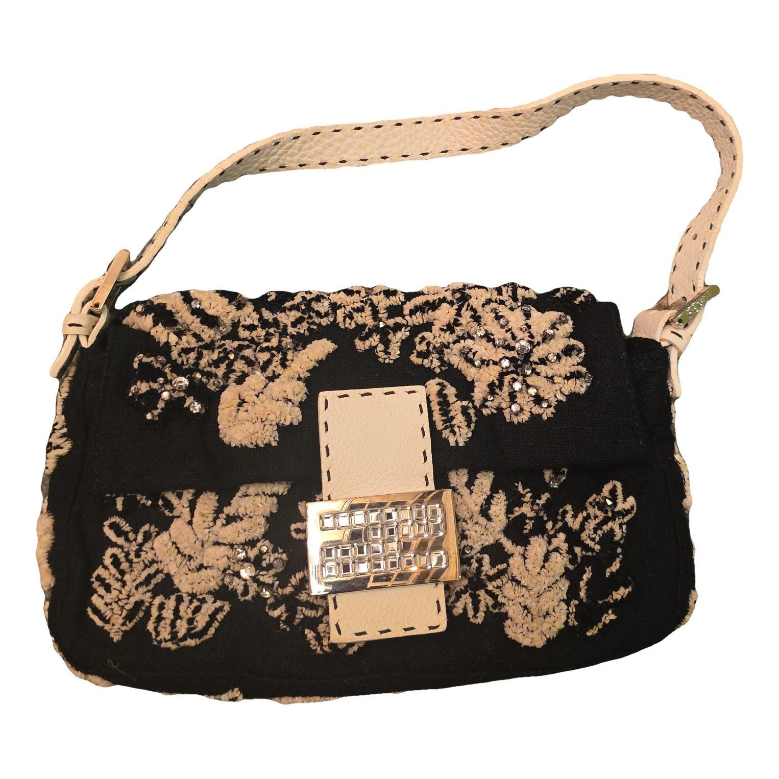 Baguette glitter handbag