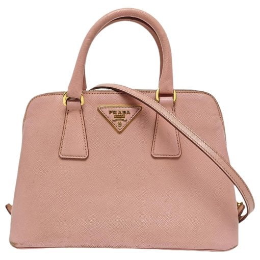 Promenade leather handbag