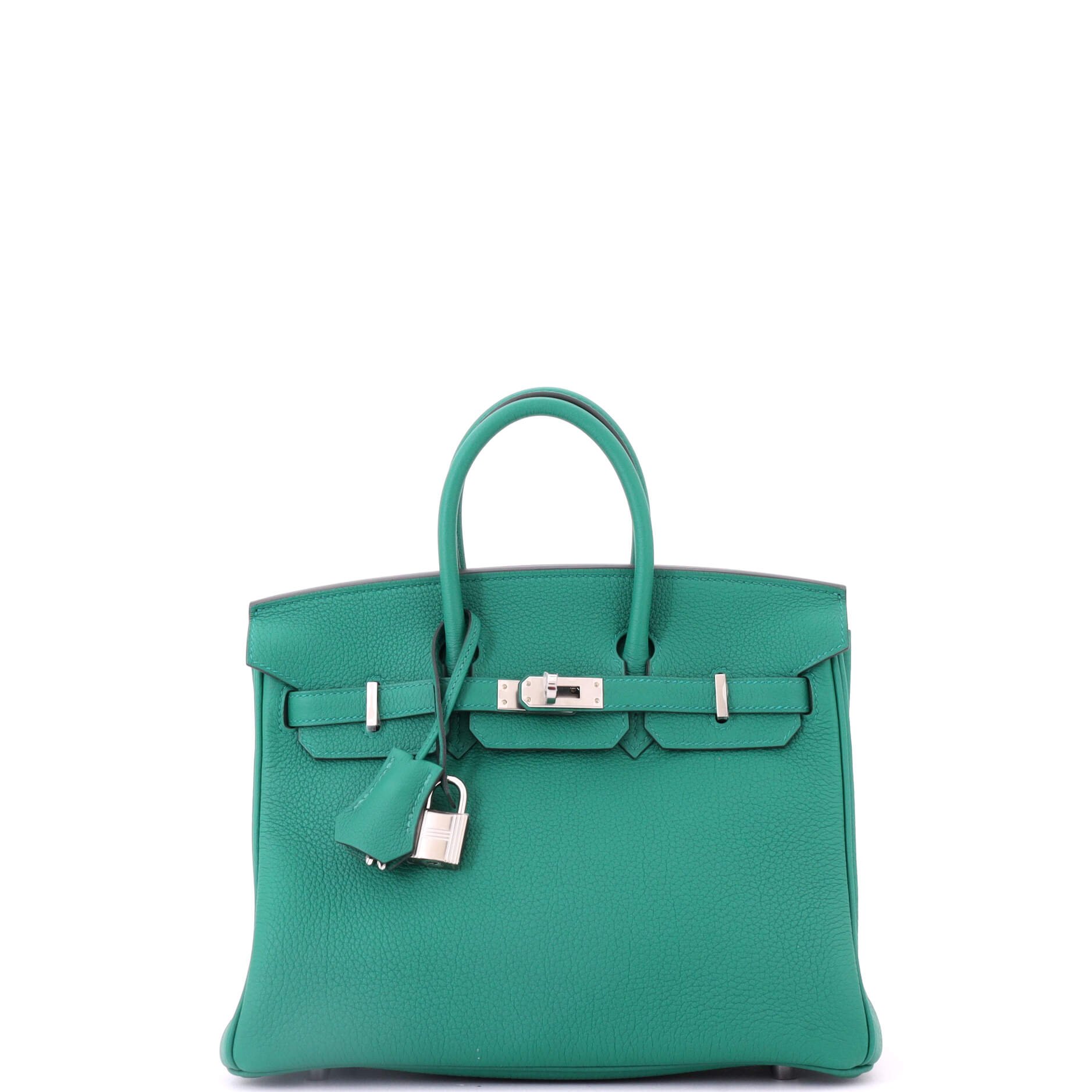 Hermes Birkin Handbag Vert Vertigo Togo with Palladium Hardware 25