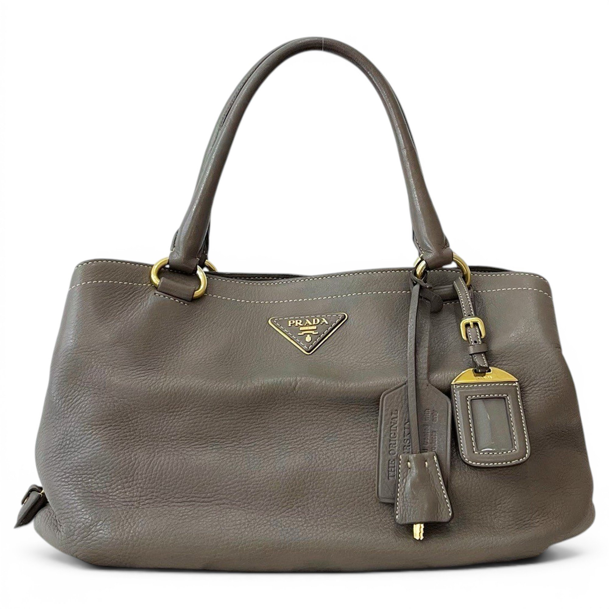 Leather tote