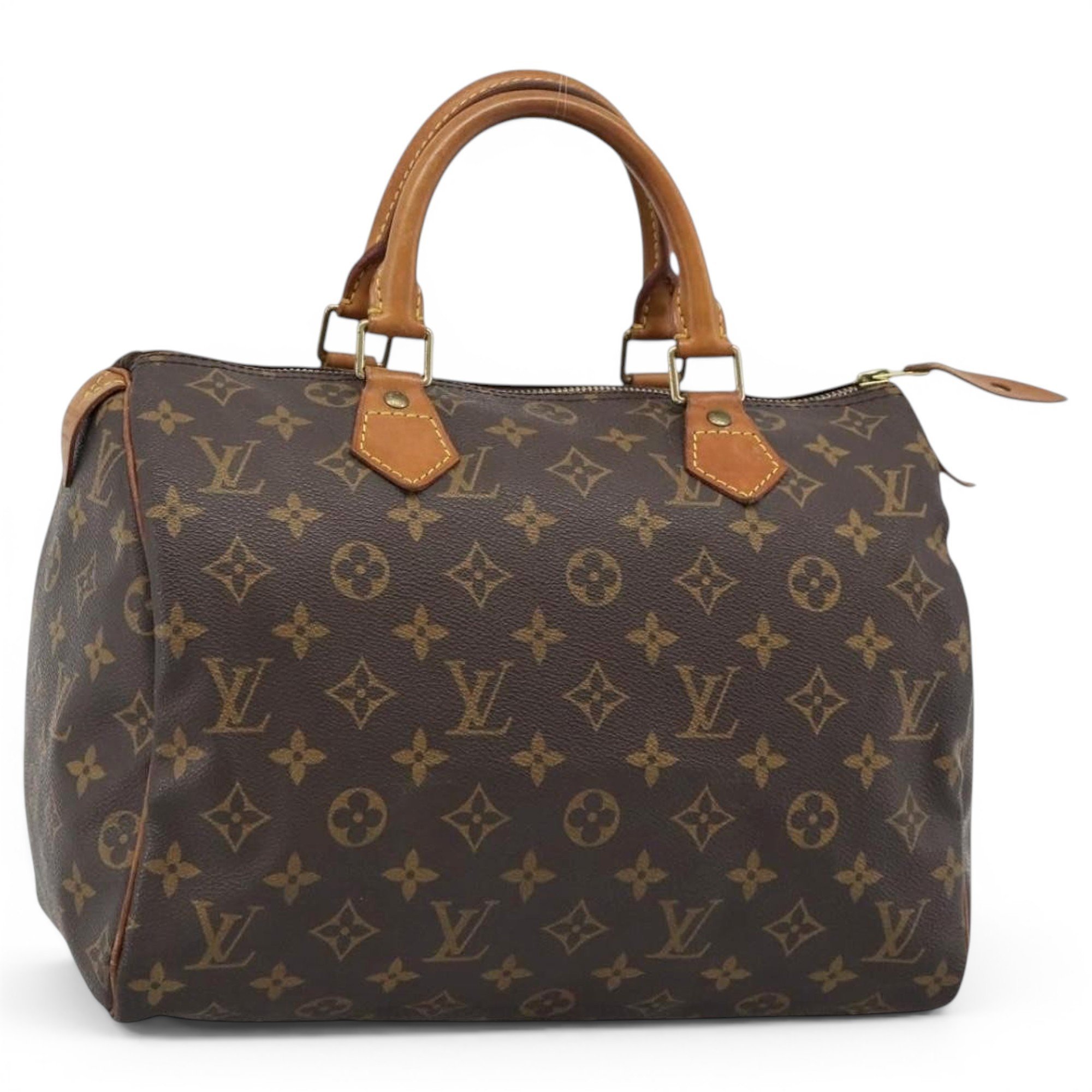 Speedy leather bowling bag