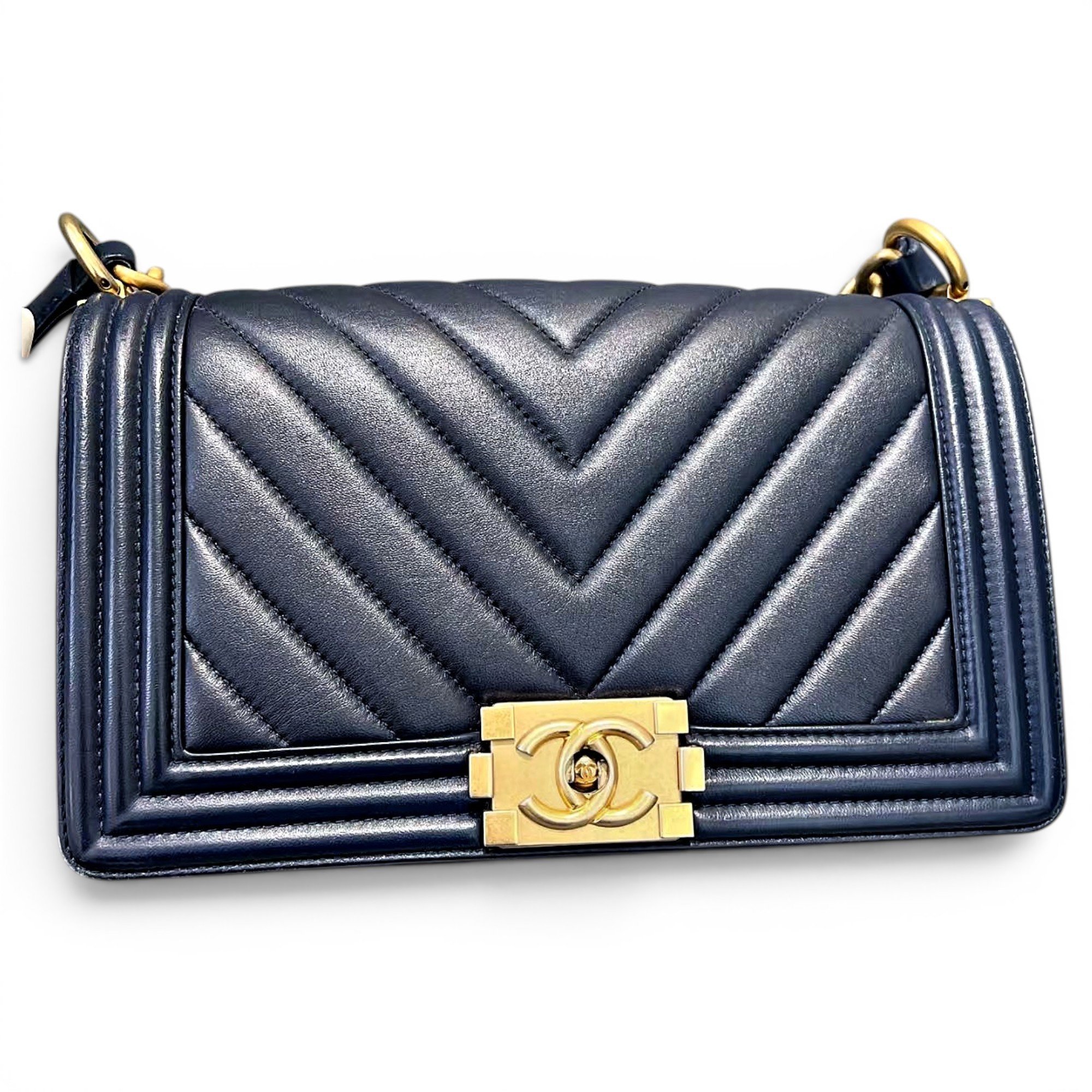 Boy leather crossbody bag