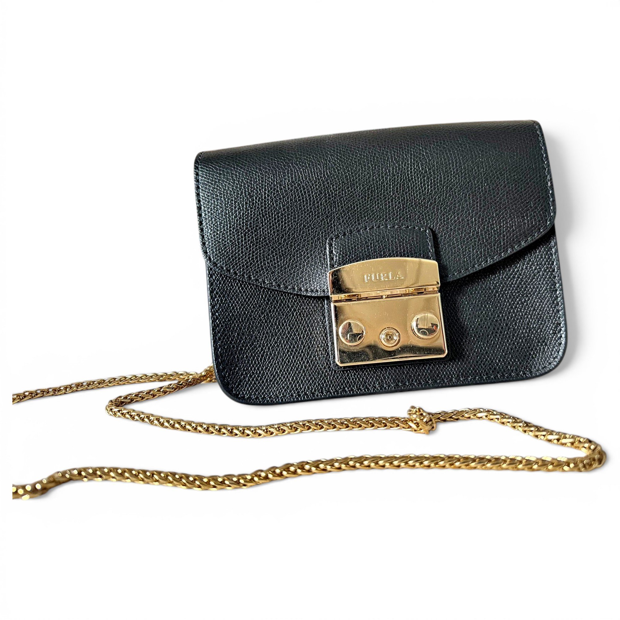 Metropolis leather crossbody bag