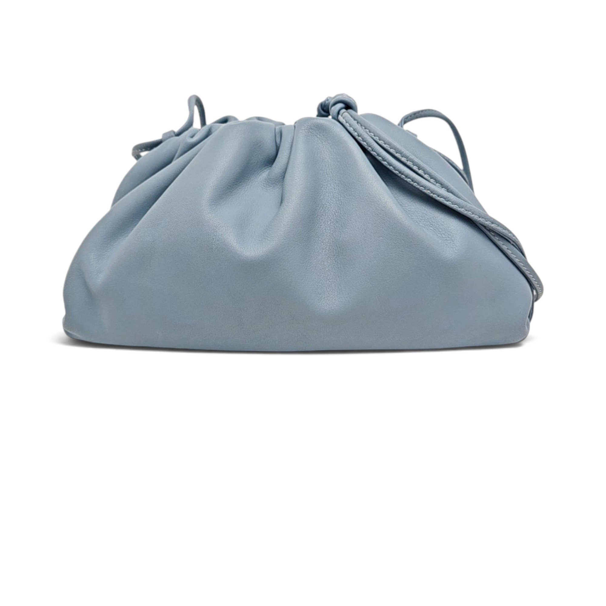 Pouch leather handbag