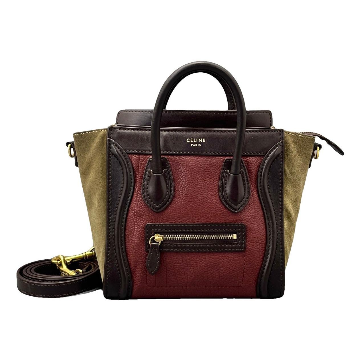 Luggage leather handbag