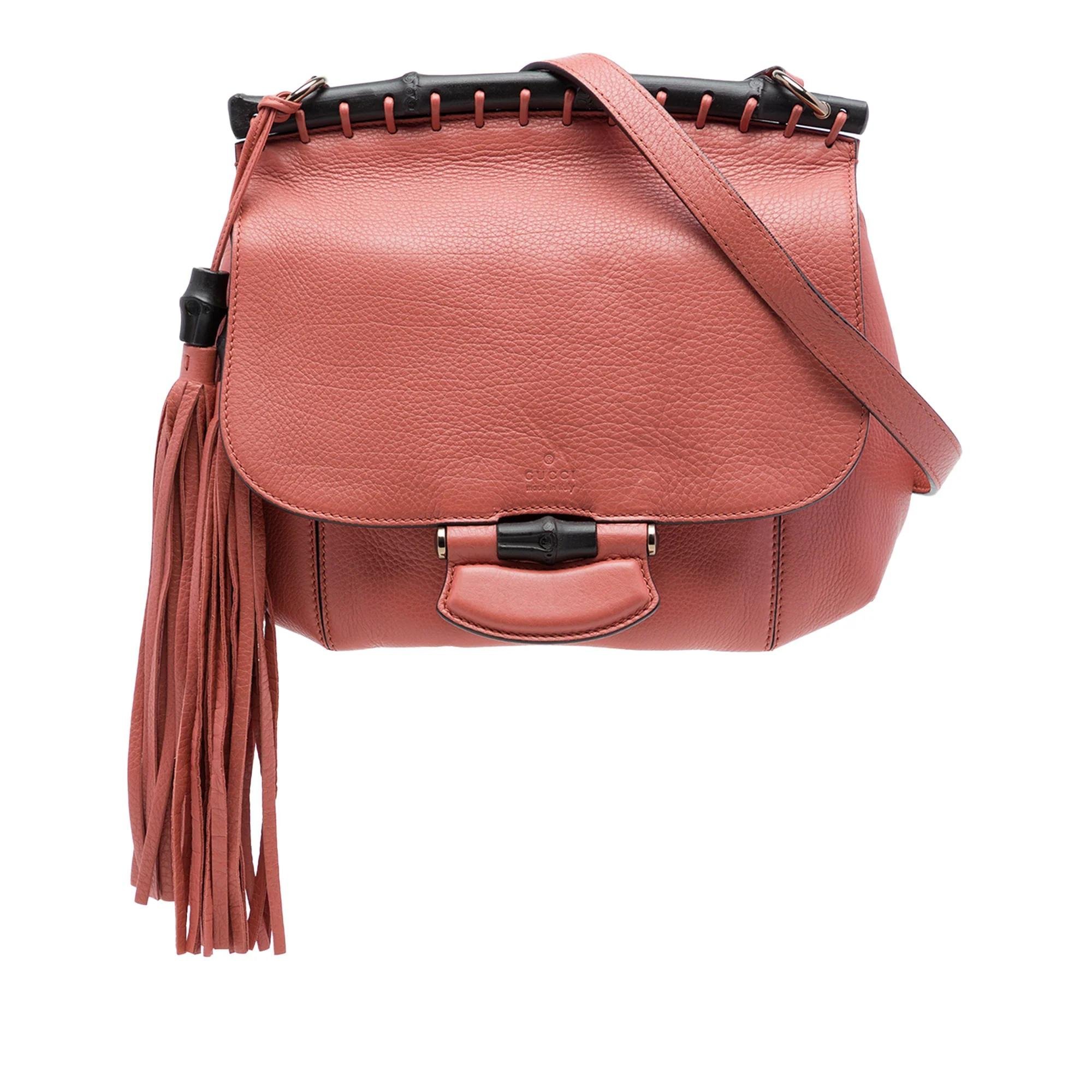Bamboo pony-style calfskin handbag