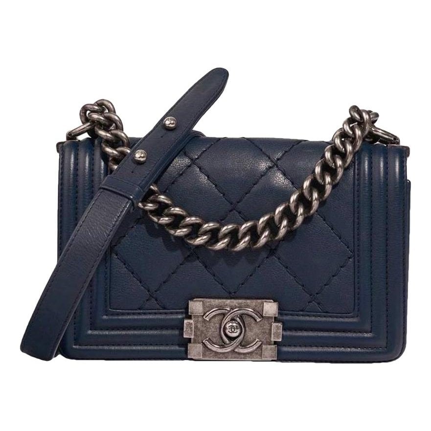Boy leather crossbody bag