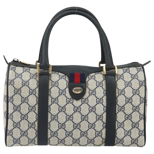 Gucci Boston leather bowling bag