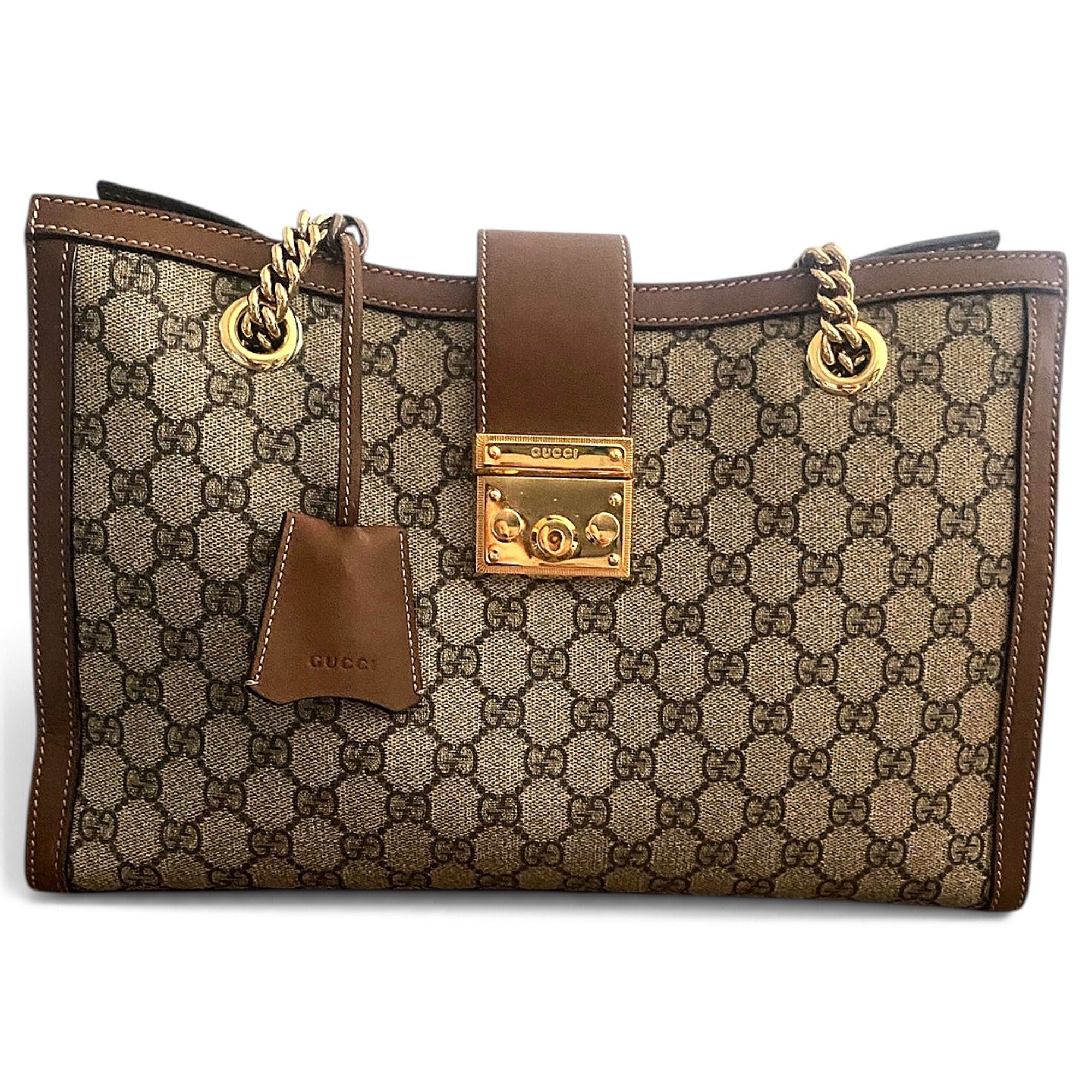 Leather tote