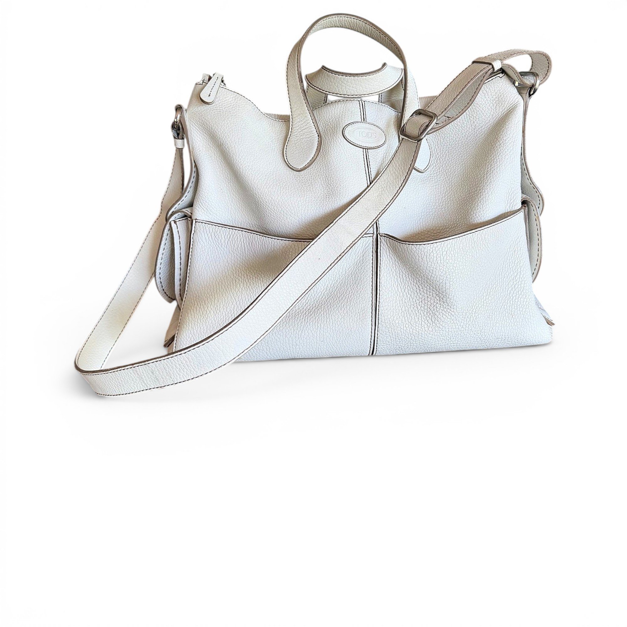 Leather tote