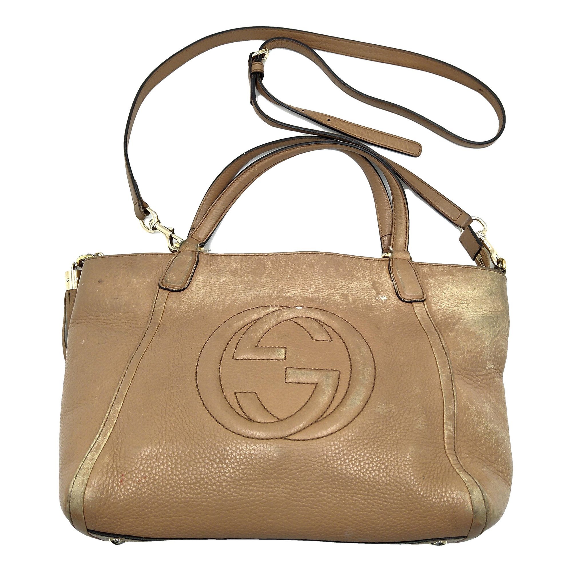 Soho Top Handle leather handbag