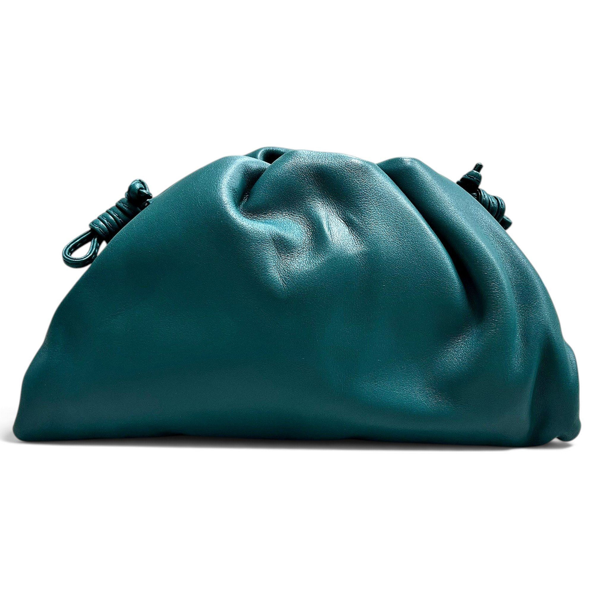Pouch leather handbag