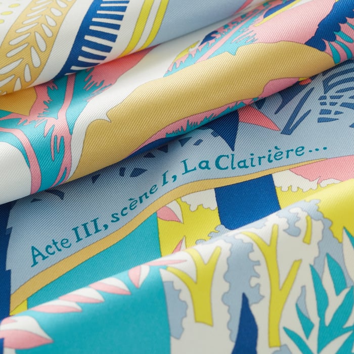 Acte III, Scene I, La Clairiere Decoupage 스카프 70
