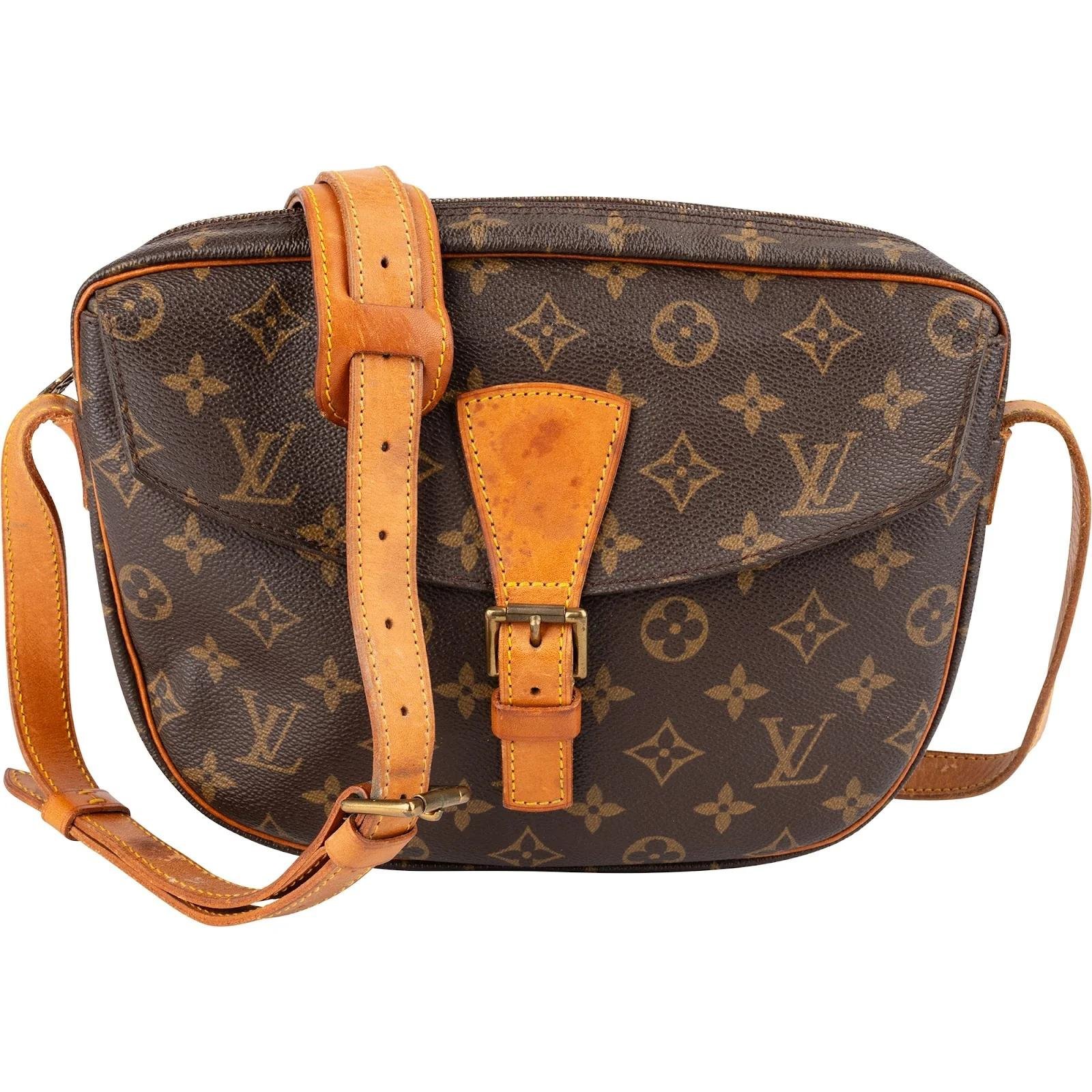 Jeune fille leather crossbody bag
