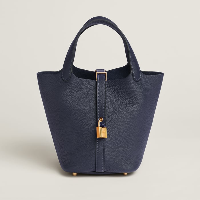 Picotin Lock 18 bag in Bleu Nuit