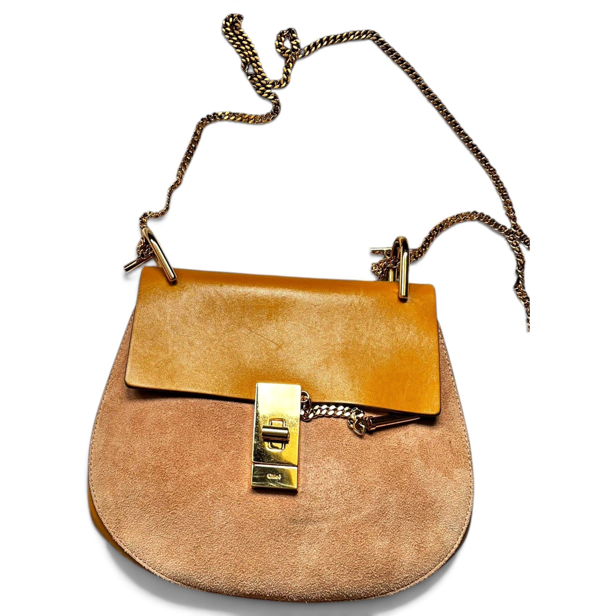 Drew leather crossbody bag
